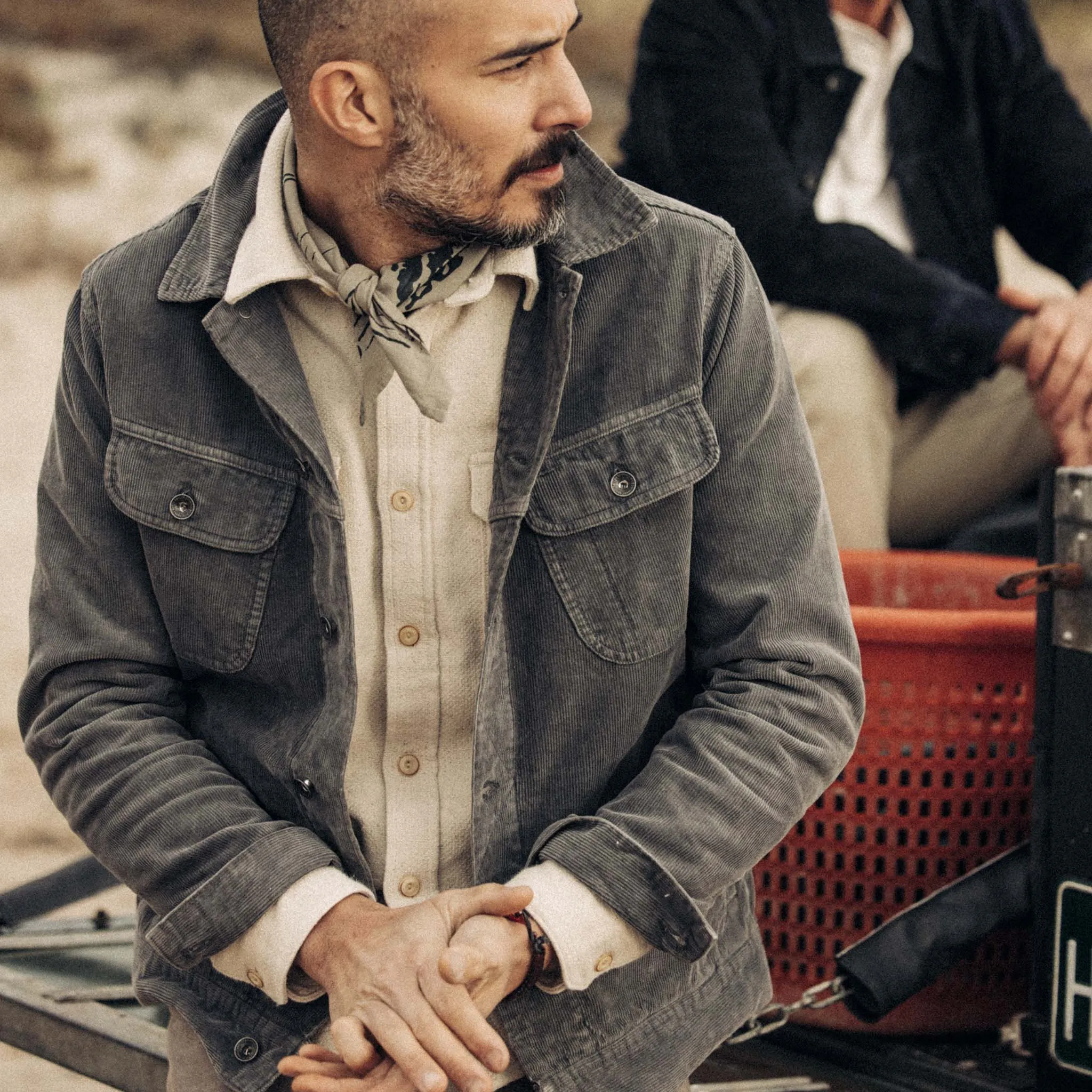 The Long Haul Jacket in Shale Cord sold by Taylor Stitch product image thumbnail 4