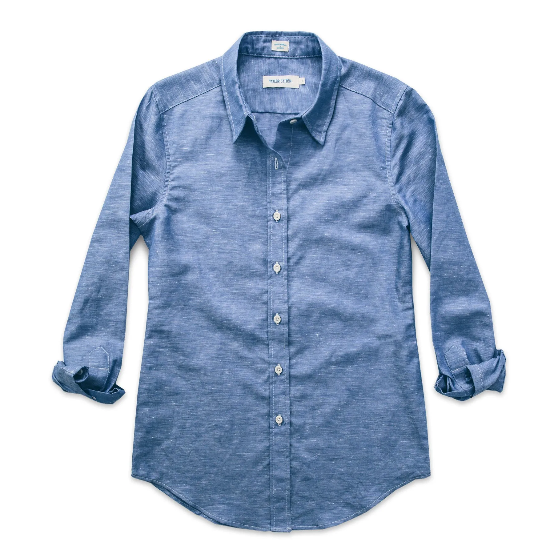 The Katherine in Azure Cotton & Linen sold by Taylor Stitch