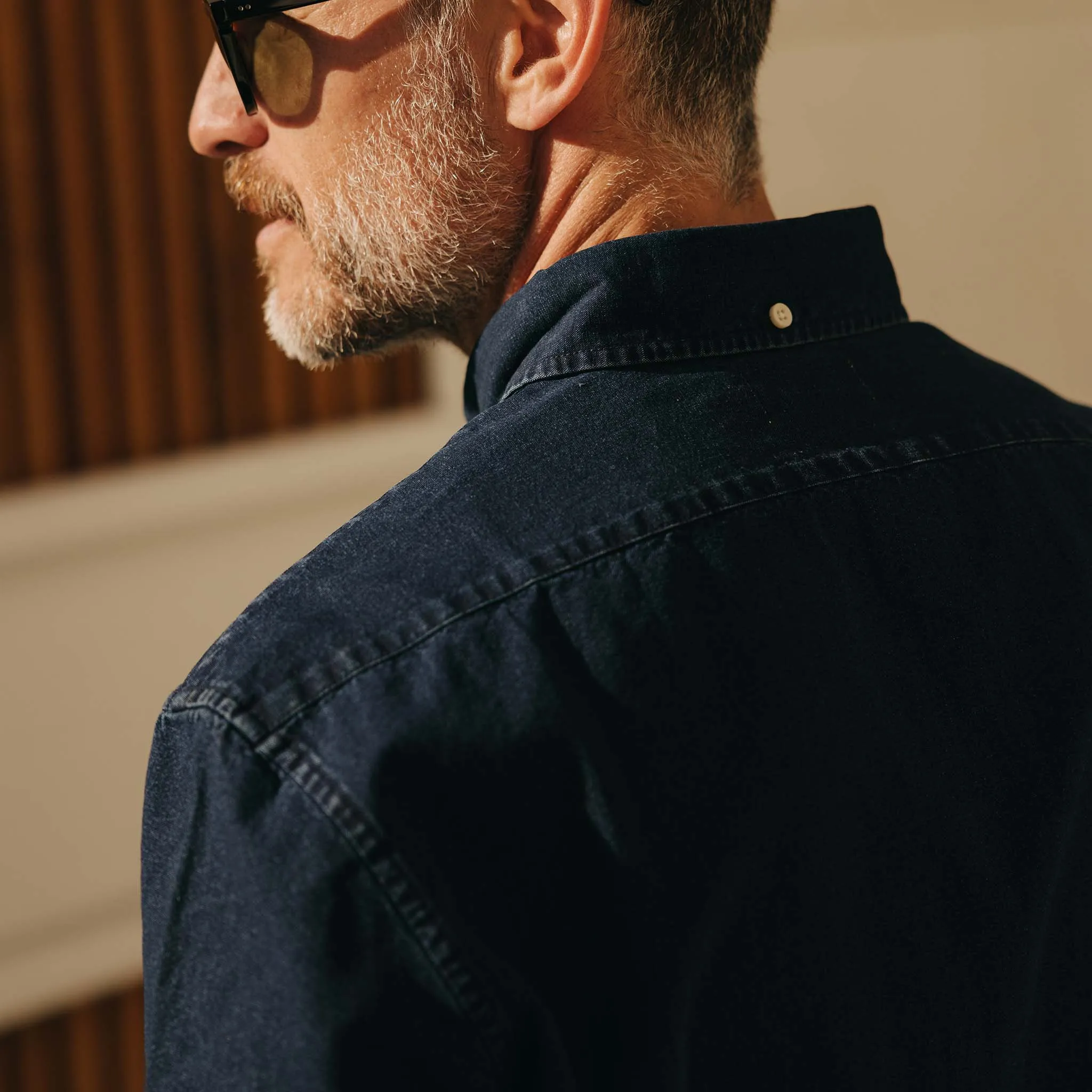 The Jack in Rinsed Indigo Oxford sold by Taylor Stitch product image thumbnail 4