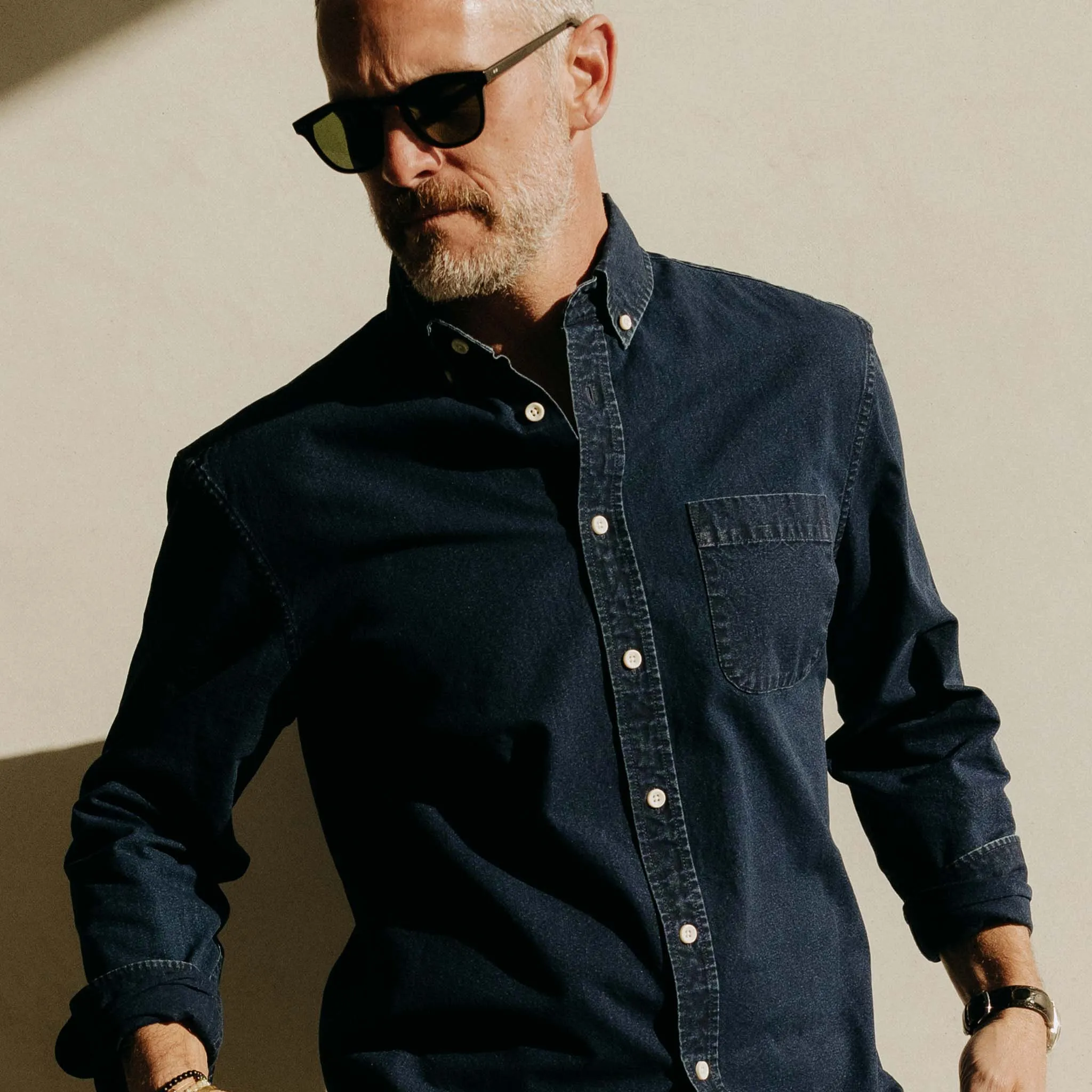 The Jack in Rinsed Indigo Oxford sold by Taylor Stitch product image thumbnail 3