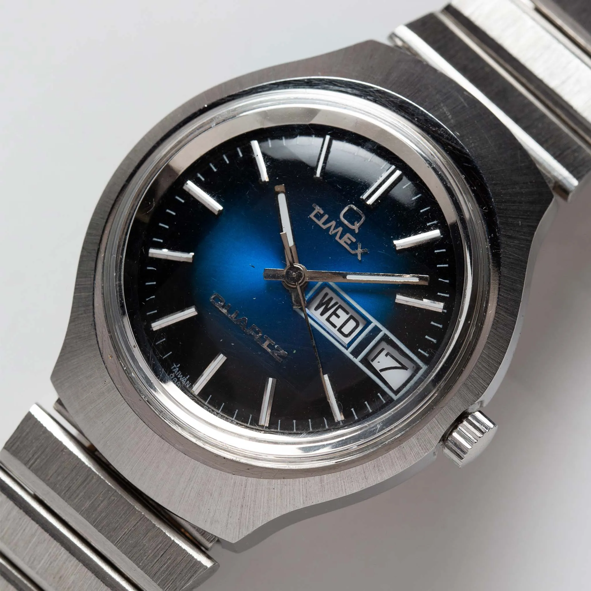 1977 Timex Blue Dial Q Quartz sold by Taylor Stitch product image thumbnail 3
