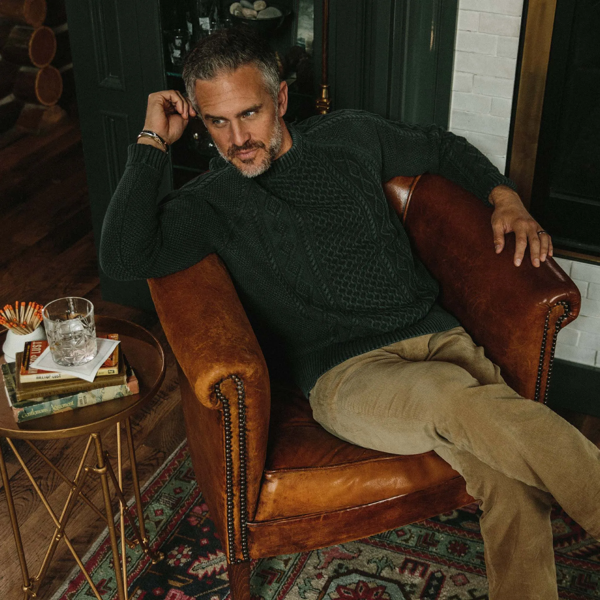 The Orr Sweater in Charcoal sold by Taylor Stitch product image thumbnail 2