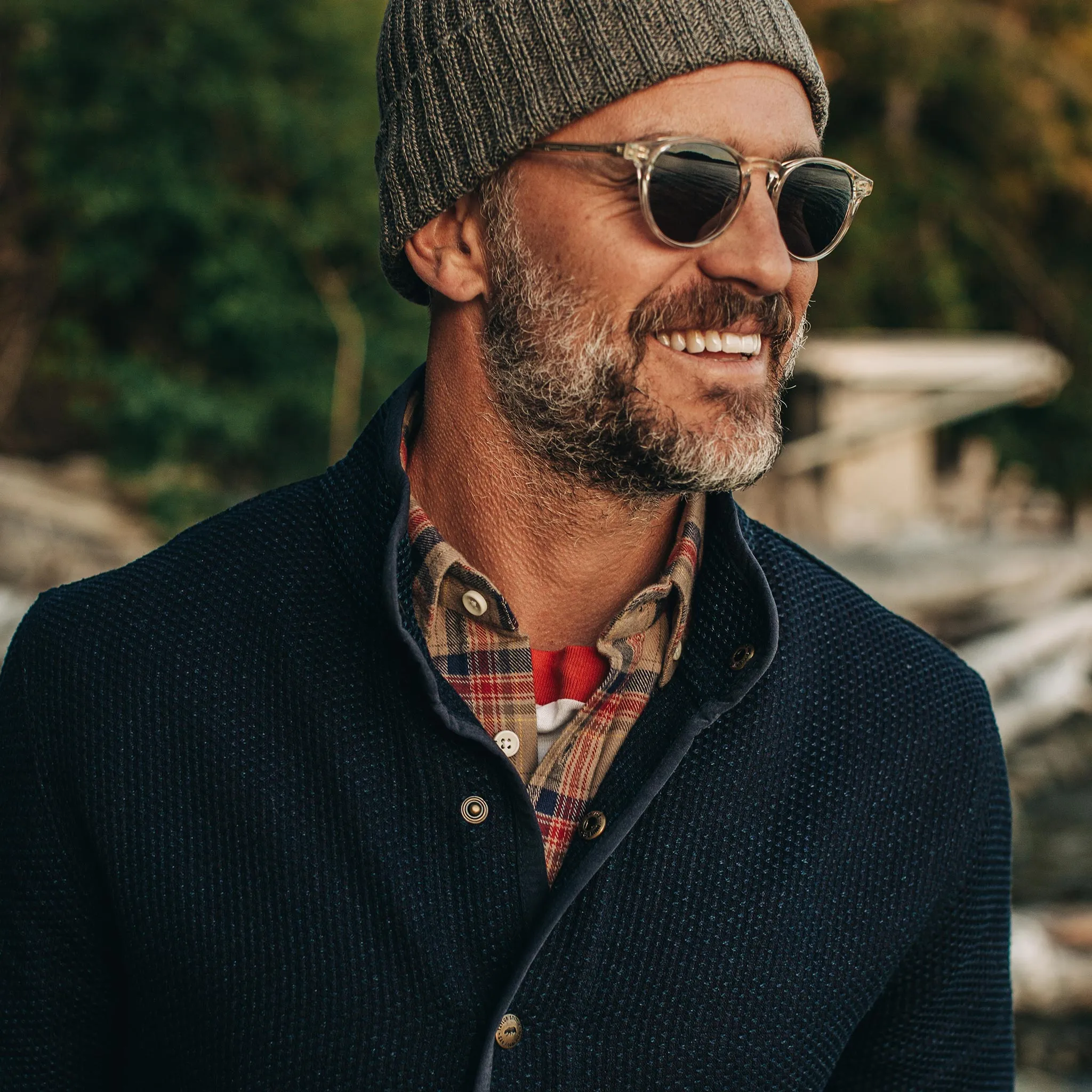 The Port Jacket in Indigo Sashiko sold by Taylor Stitch product image thumbnail 3