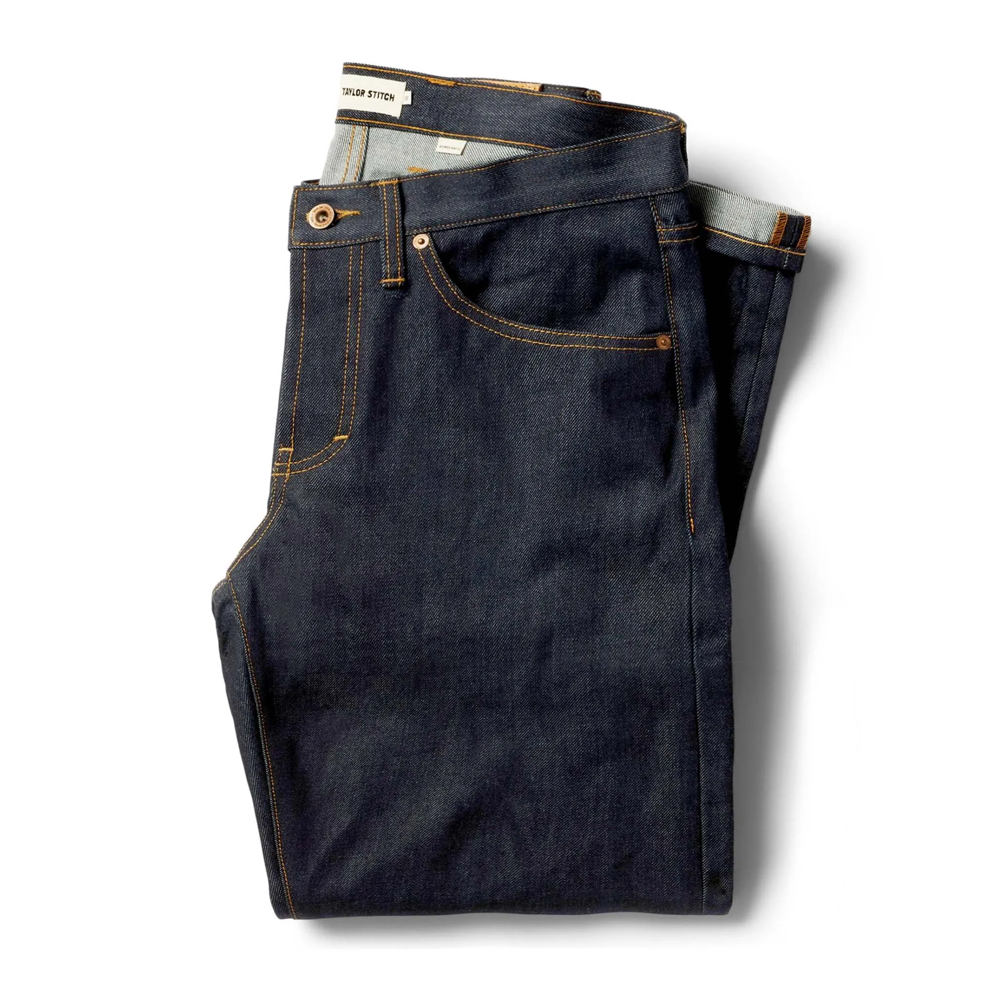 The Democratic Jean in Cone Mills Cordura Denim sold by Taylor Stitch