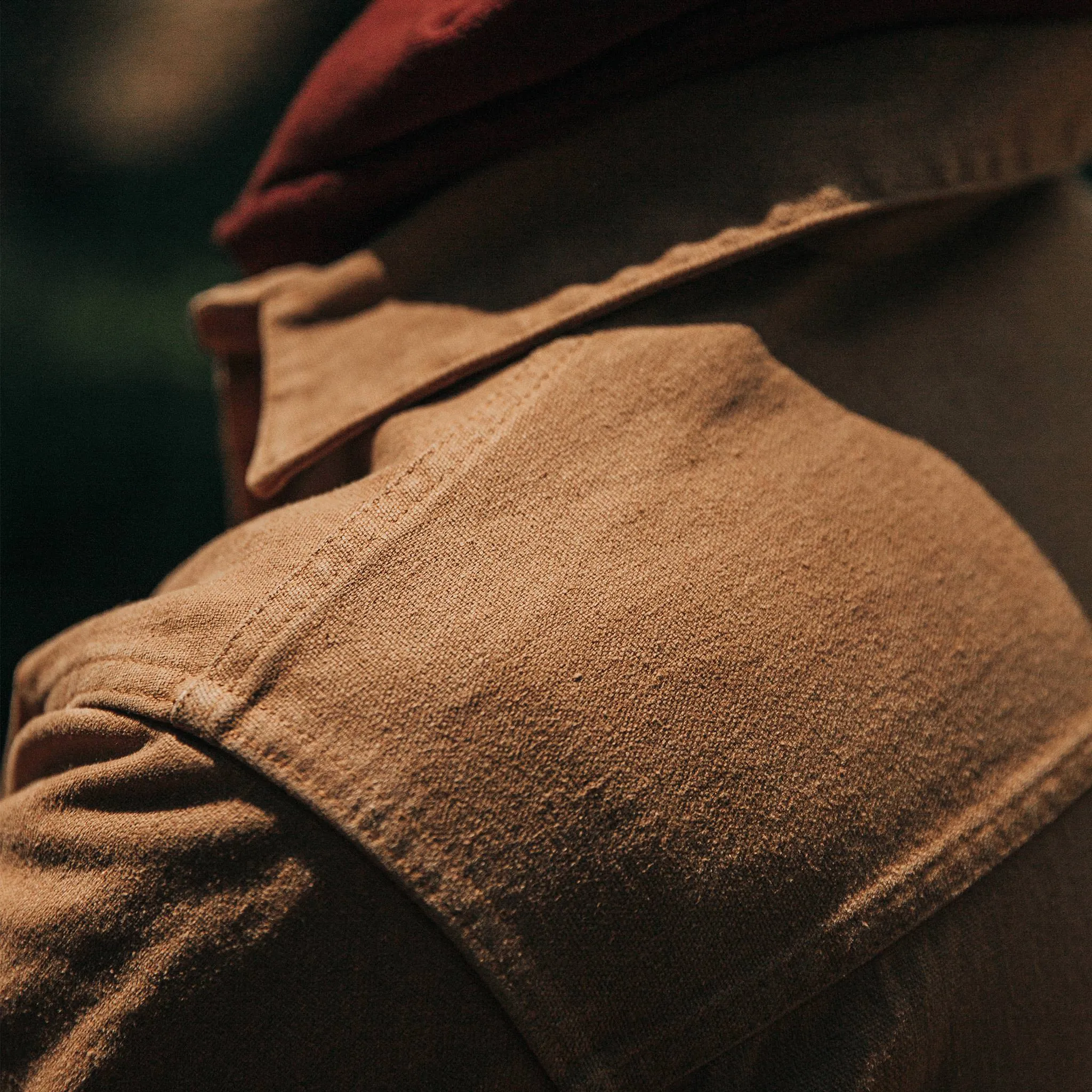 The Shop Shirt in Tobacco Boss Duck sold by Taylor Stitch product image thumbnail 4