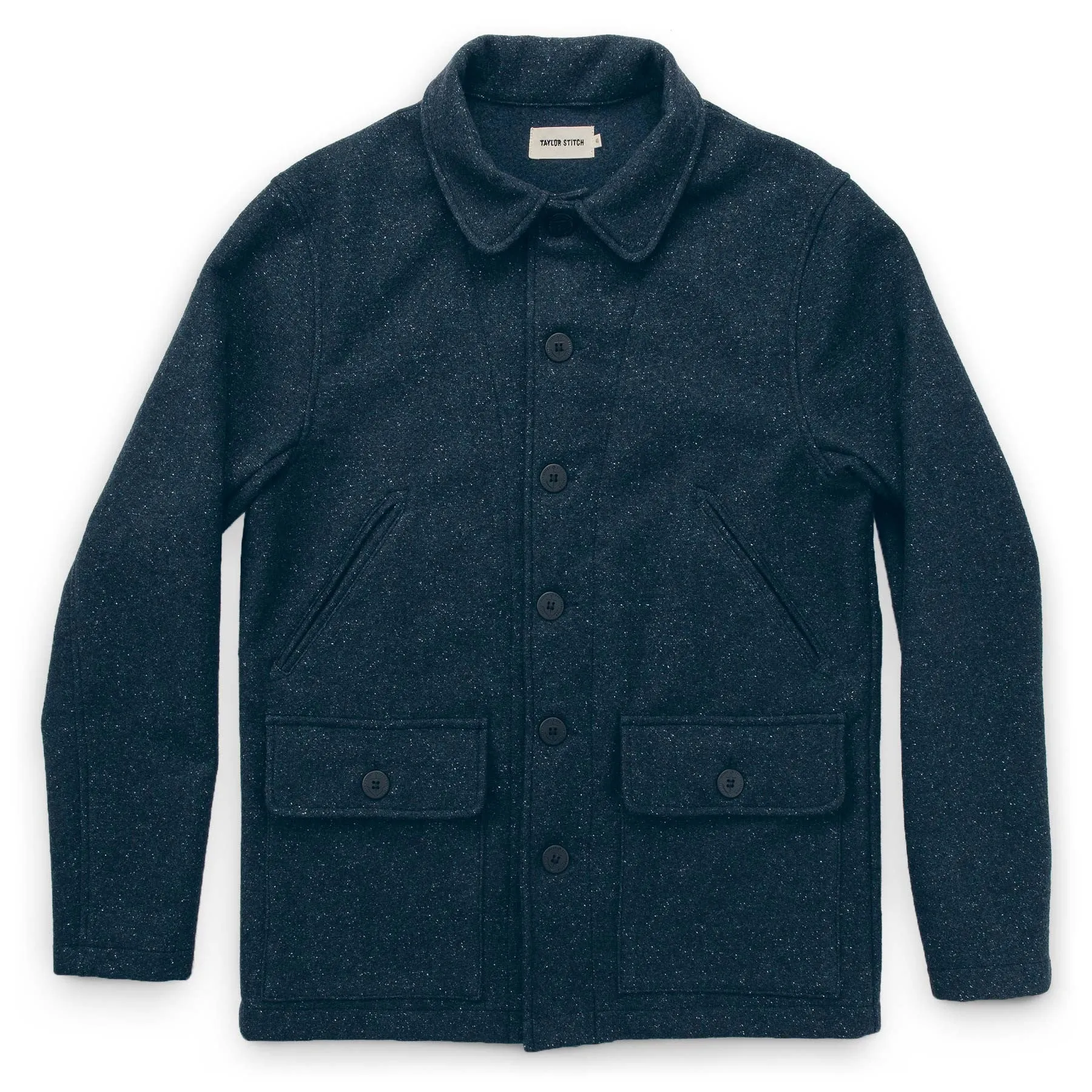 The Submariner in Navy Donegal Lambswool sold by Taylor Stitch