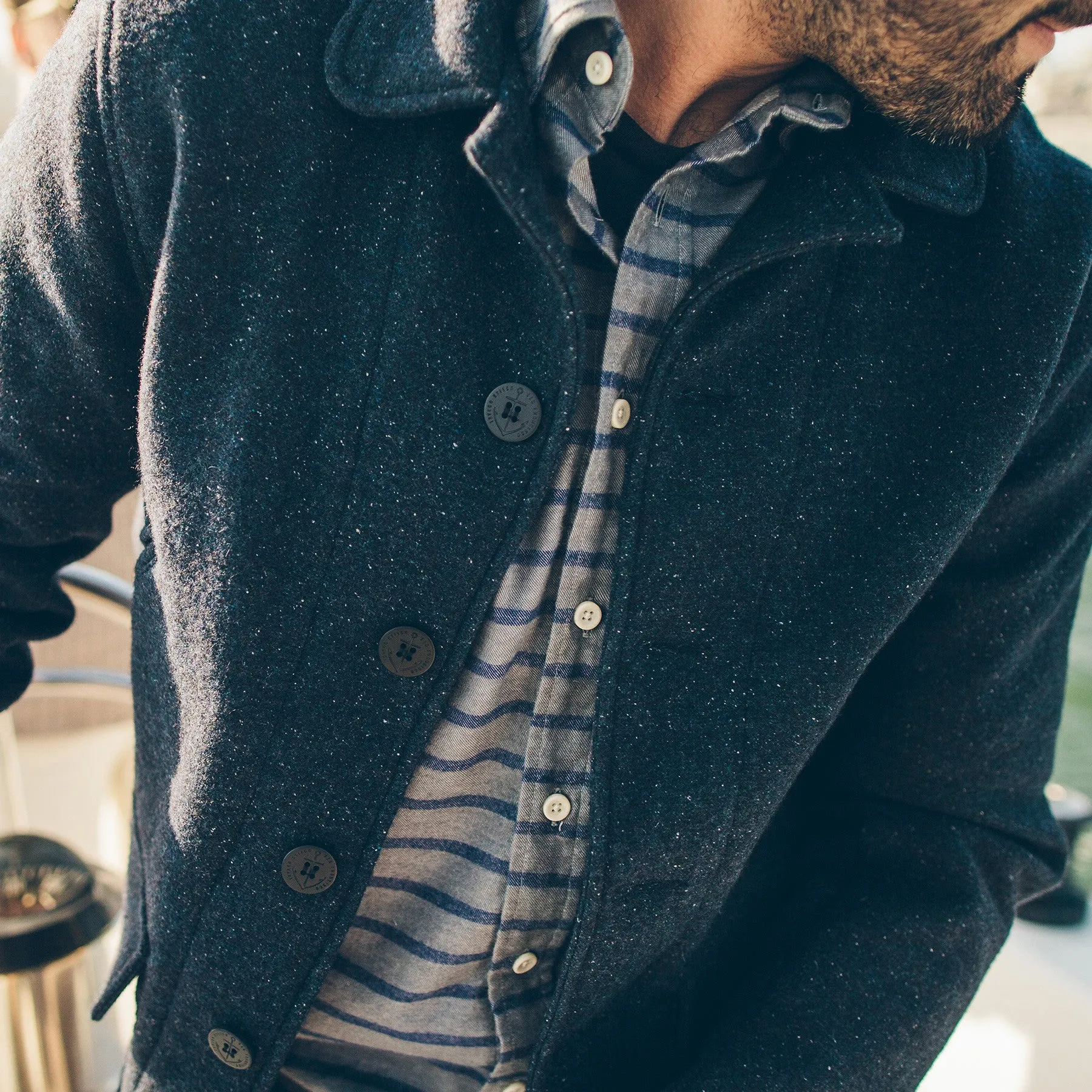 The Submariner in Navy Donegal Lambswool sold by Taylor Stitch product image thumbnail 2