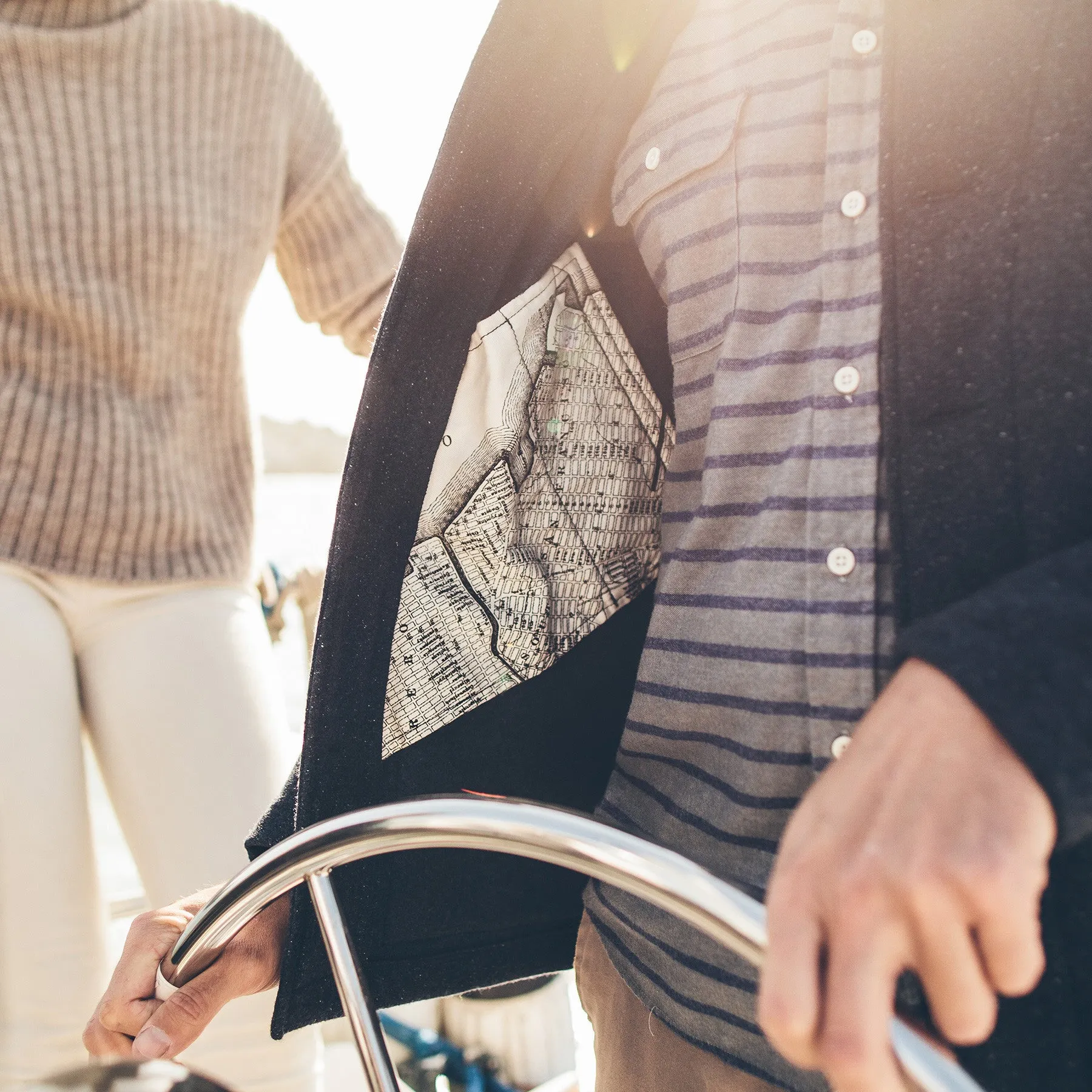 The Submariner in Navy Donegal Lambswool sold by Taylor Stitch product image thumbnail 4