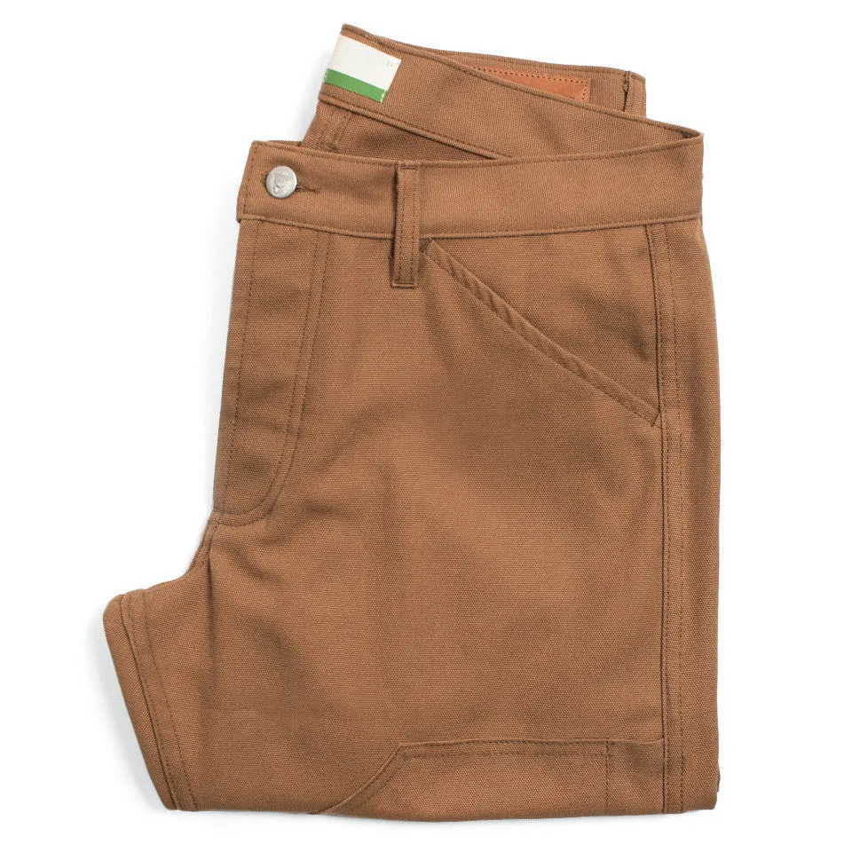 The Chore Pant in Camel sold by Taylor Stitch