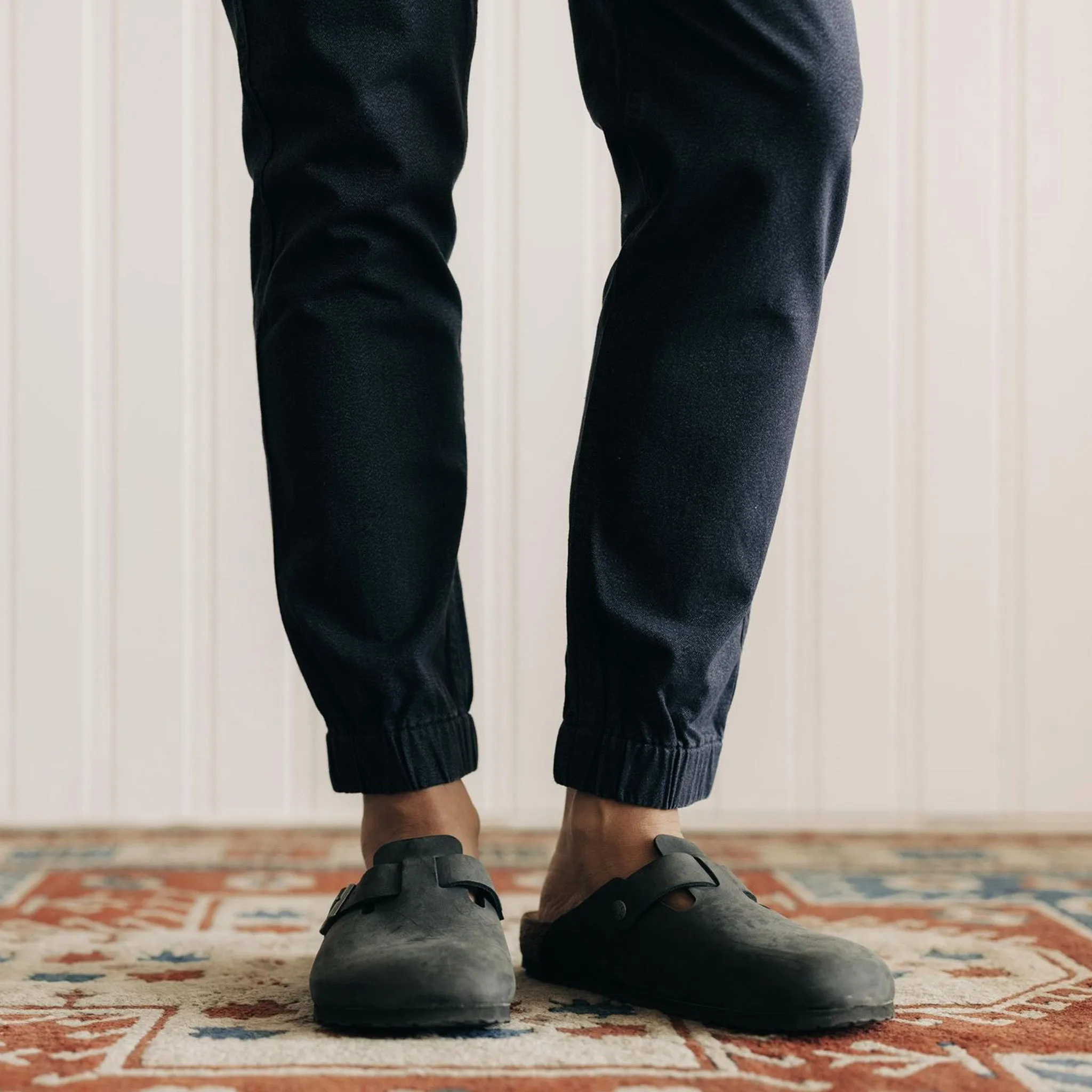 The Apres Pant in Navy Twist Jaspe Twill sold by Taylor Stitch product image thumbnail 3