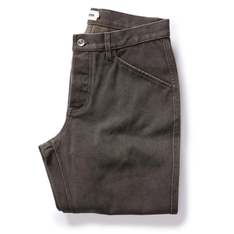 The Camp Pant in Soil Chipped Canvas sold by Taylor Stitch