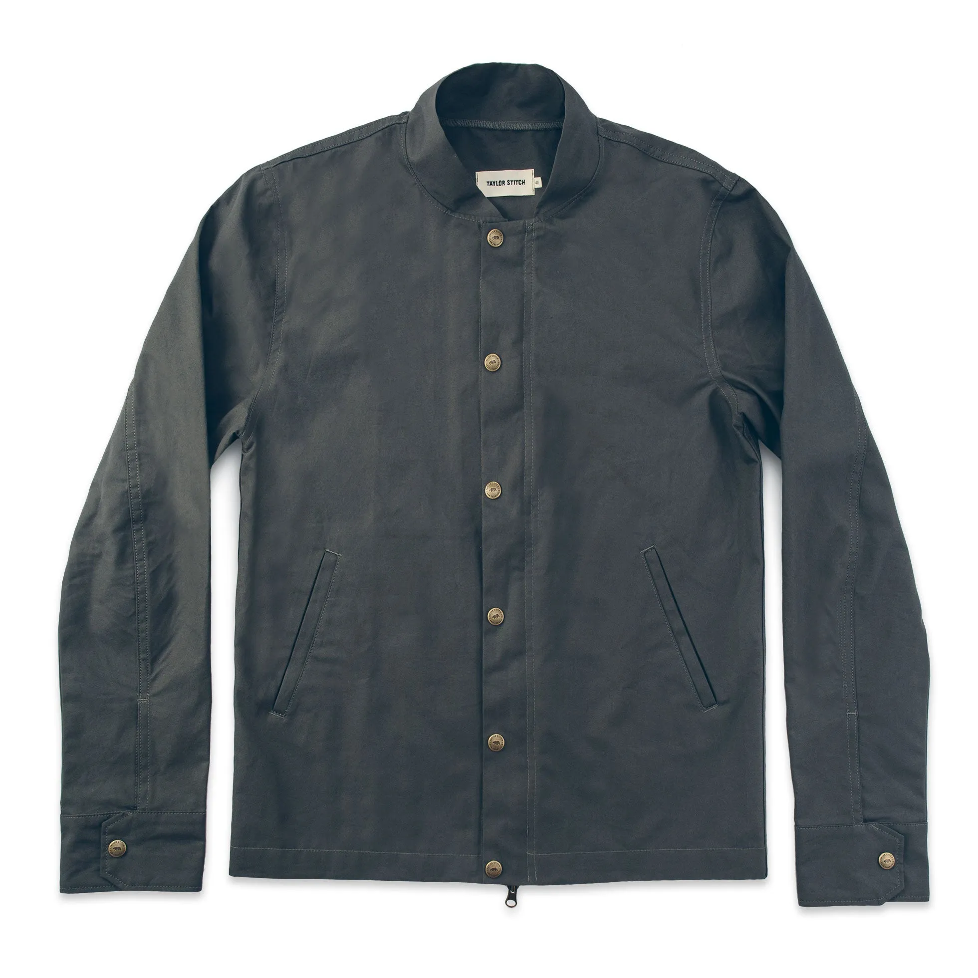 The Bomber Jacket in Charcoal sold by Taylor Stitch