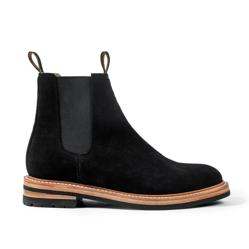 The Ranch Boot in Coal Weatherproof Suede sold by Taylor Stitch