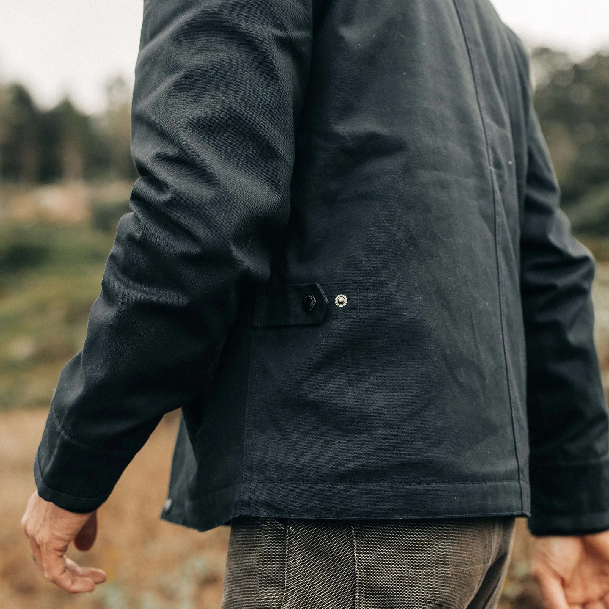 The Deck Jacket in Dark Navy Dry Wax sold by Taylor Stitch product image thumbnail 5