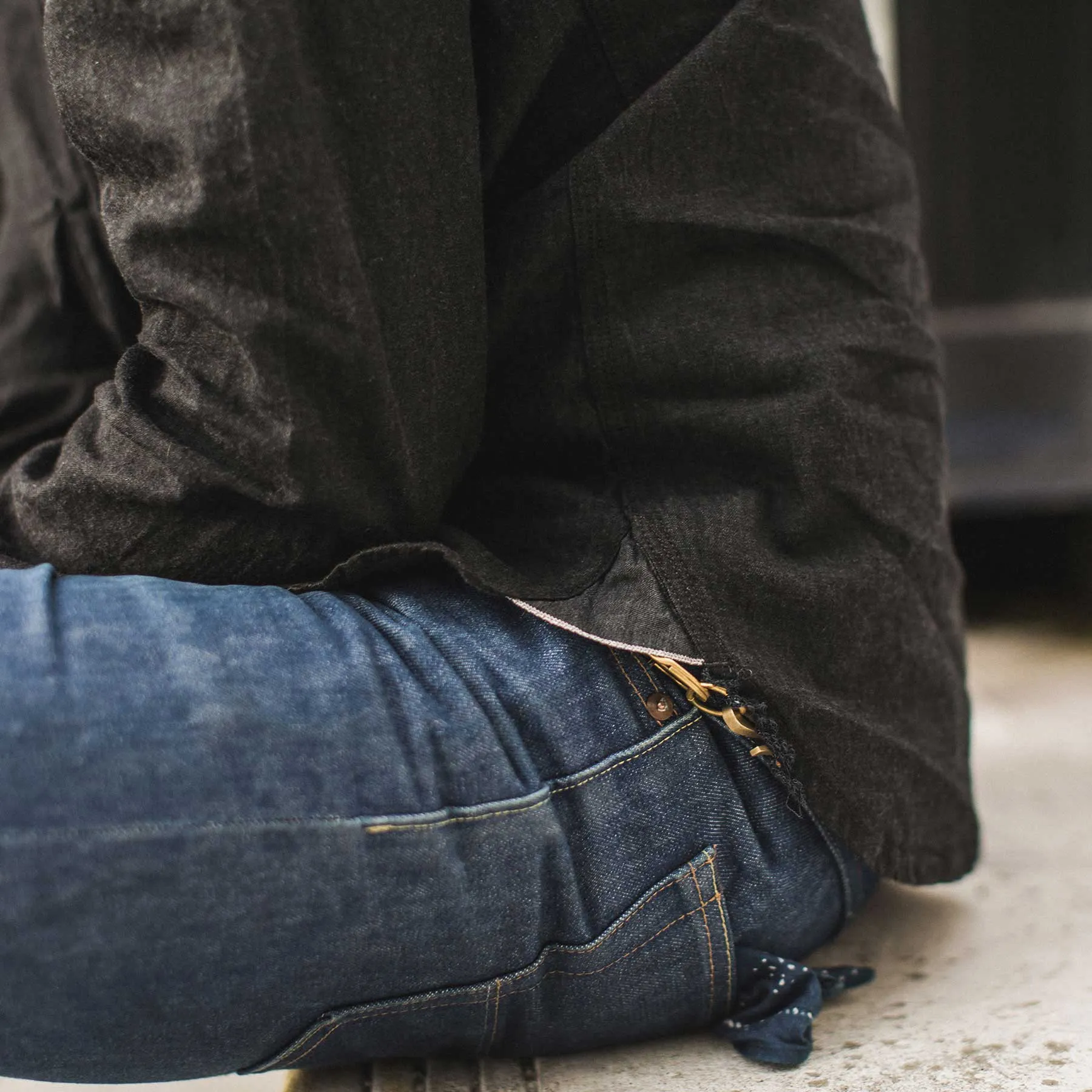 The Utility Shirt in Yoshiwa Black Selvage sold by Taylor Stitch product image thumbnail 5