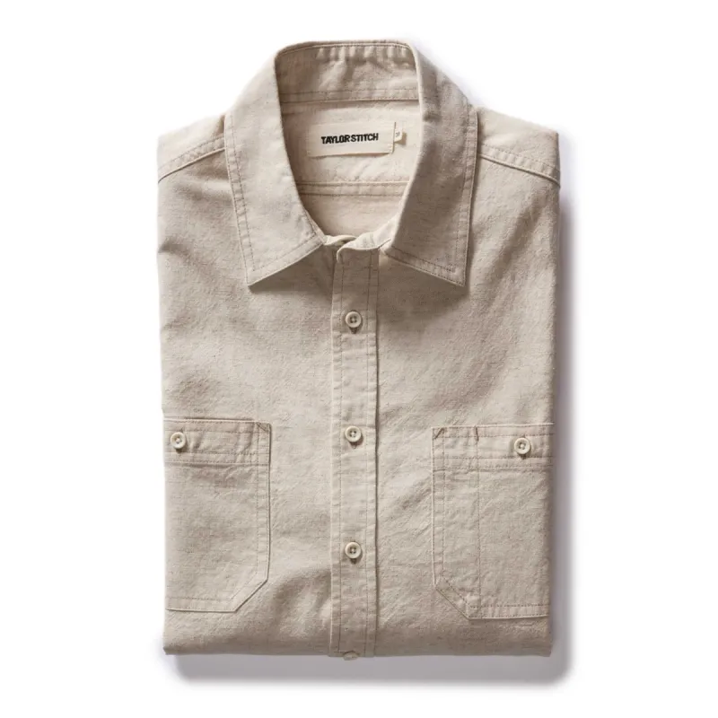 The Utility Shirt in Natural Nep sold by Taylor Stitch