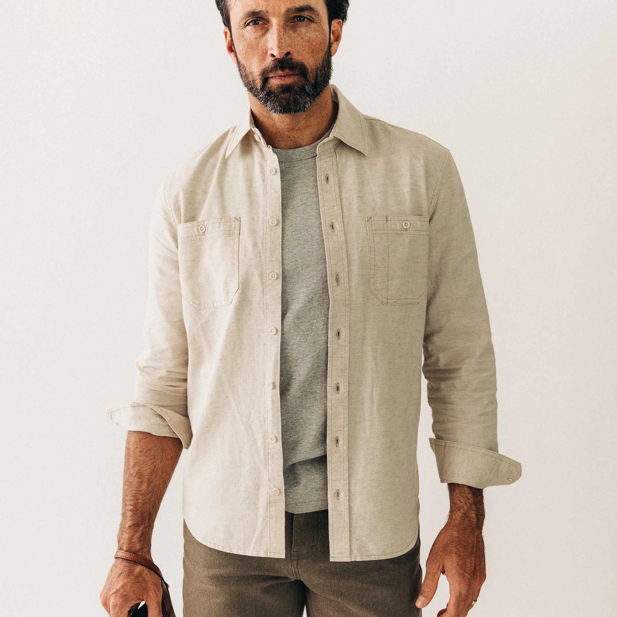 The Utility Shirt in Natural Nep sold by Taylor Stitch product image thumbnail 2