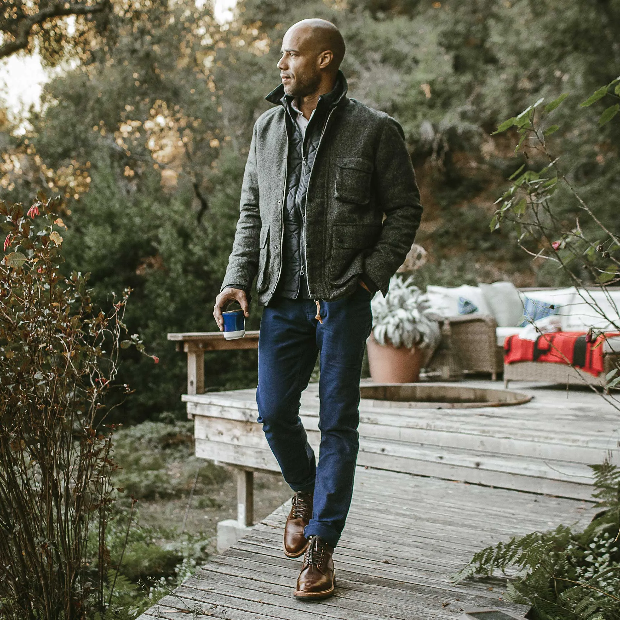 The Camp Pant in Navy Moleskin sold by Taylor Stitch product image thumbnail 2