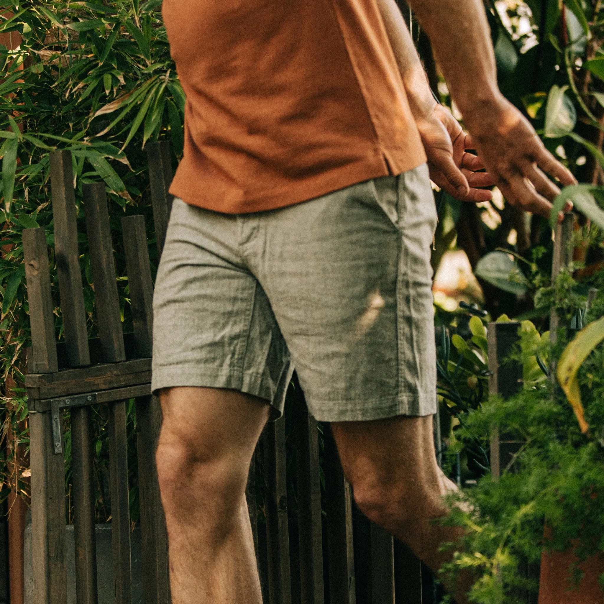 The Easy Short in Olive Herringbone sold by Taylor Stitch product image thumbnail 3