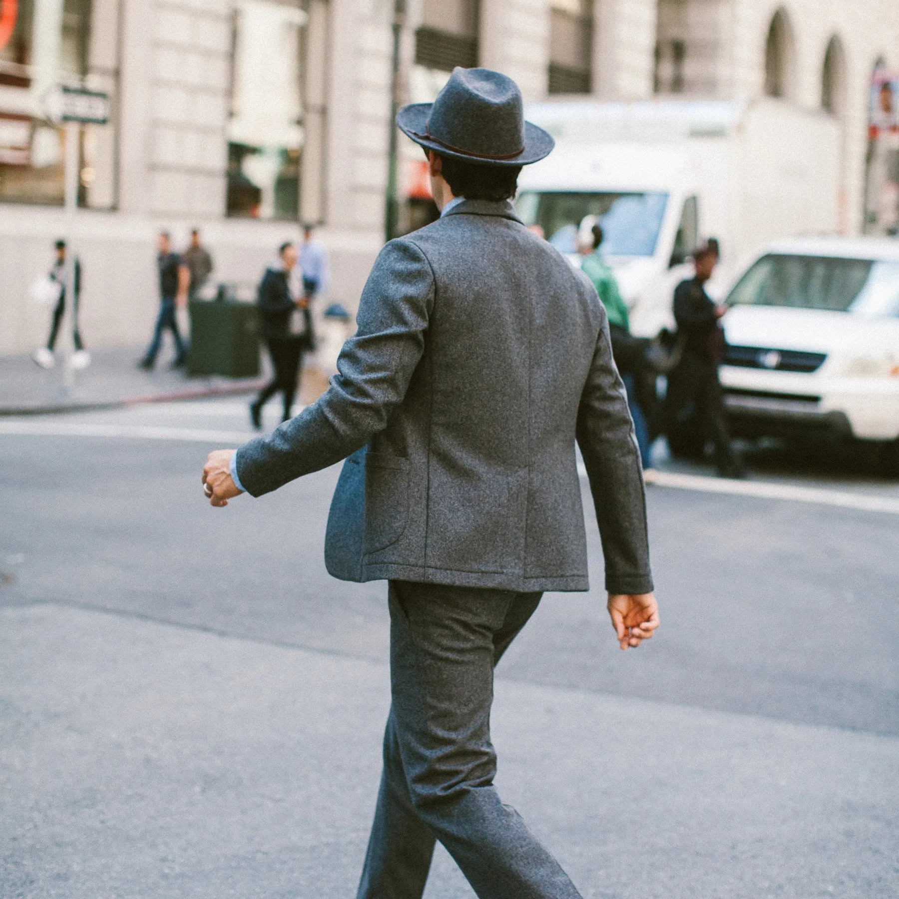 The Telegraph Jacket in Grey Wool sold by Taylor Stitch product image thumbnail 5