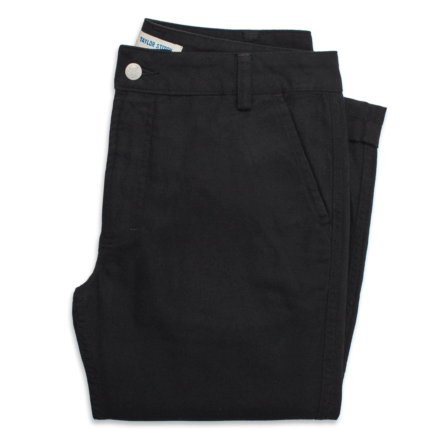 The Abel Pant in Black sold by Taylor Stitch