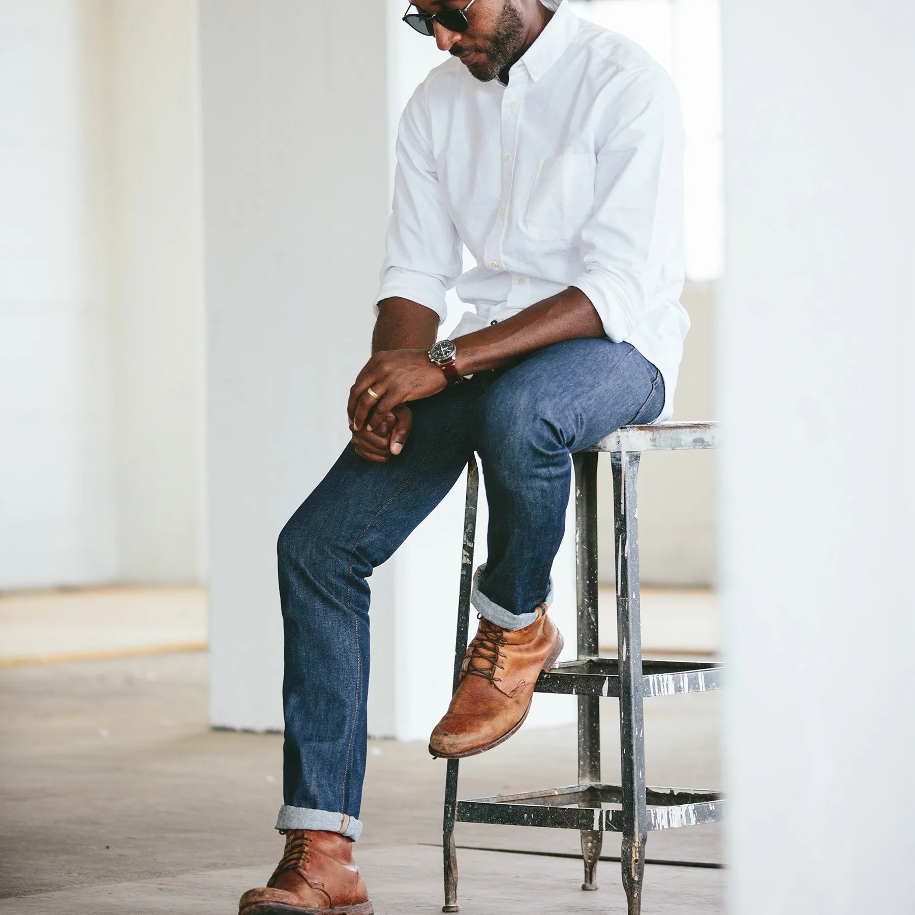 The Slim Jean in Cone Mills Standard sold by Taylor Stitch product image thumbnail 3