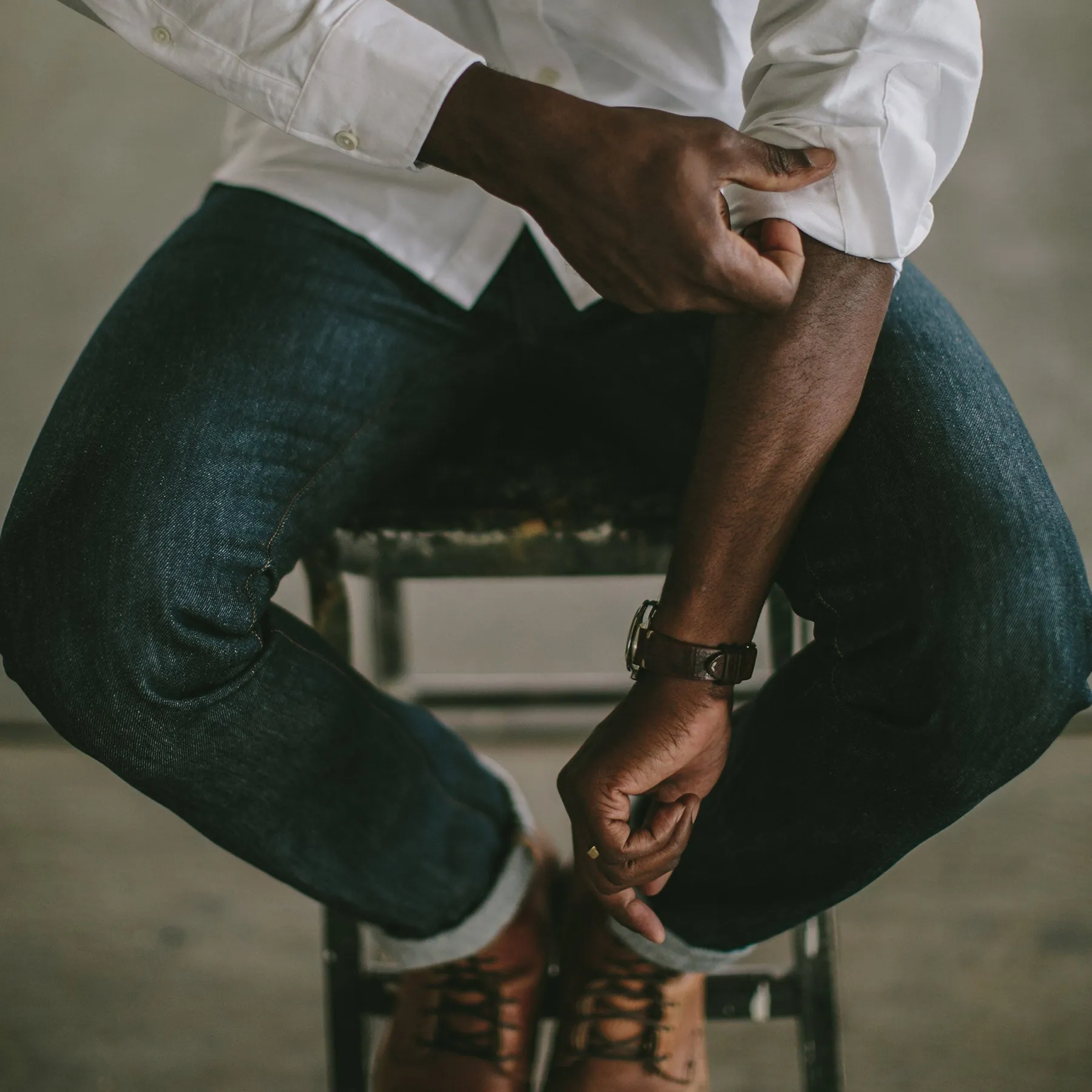 The Slim Jean in Cone Mills Standard sold by Taylor Stitch product image thumbnail 5