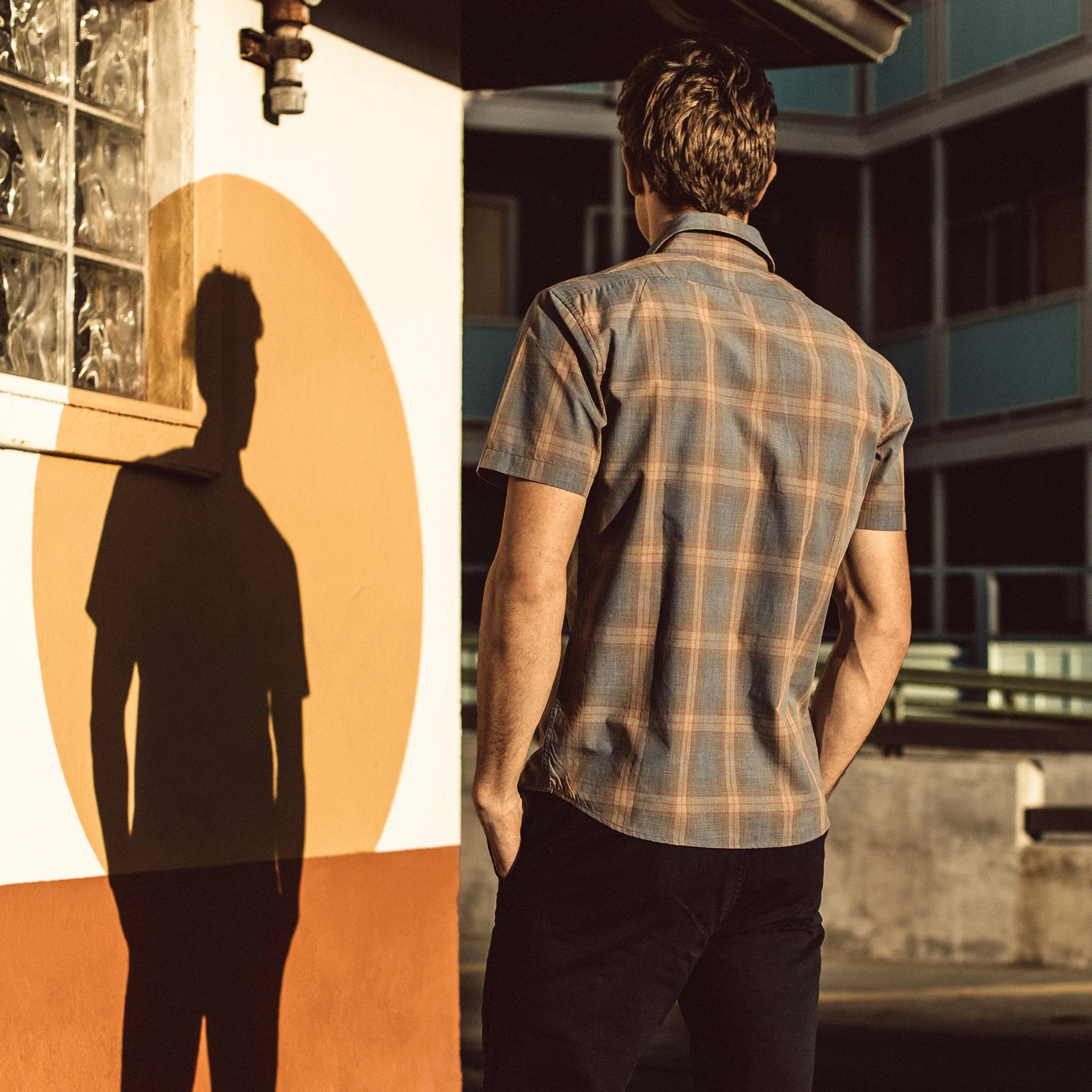 The Short Sleeve California in Melange Plaid sold by Taylor Stitch product image thumbnail 4