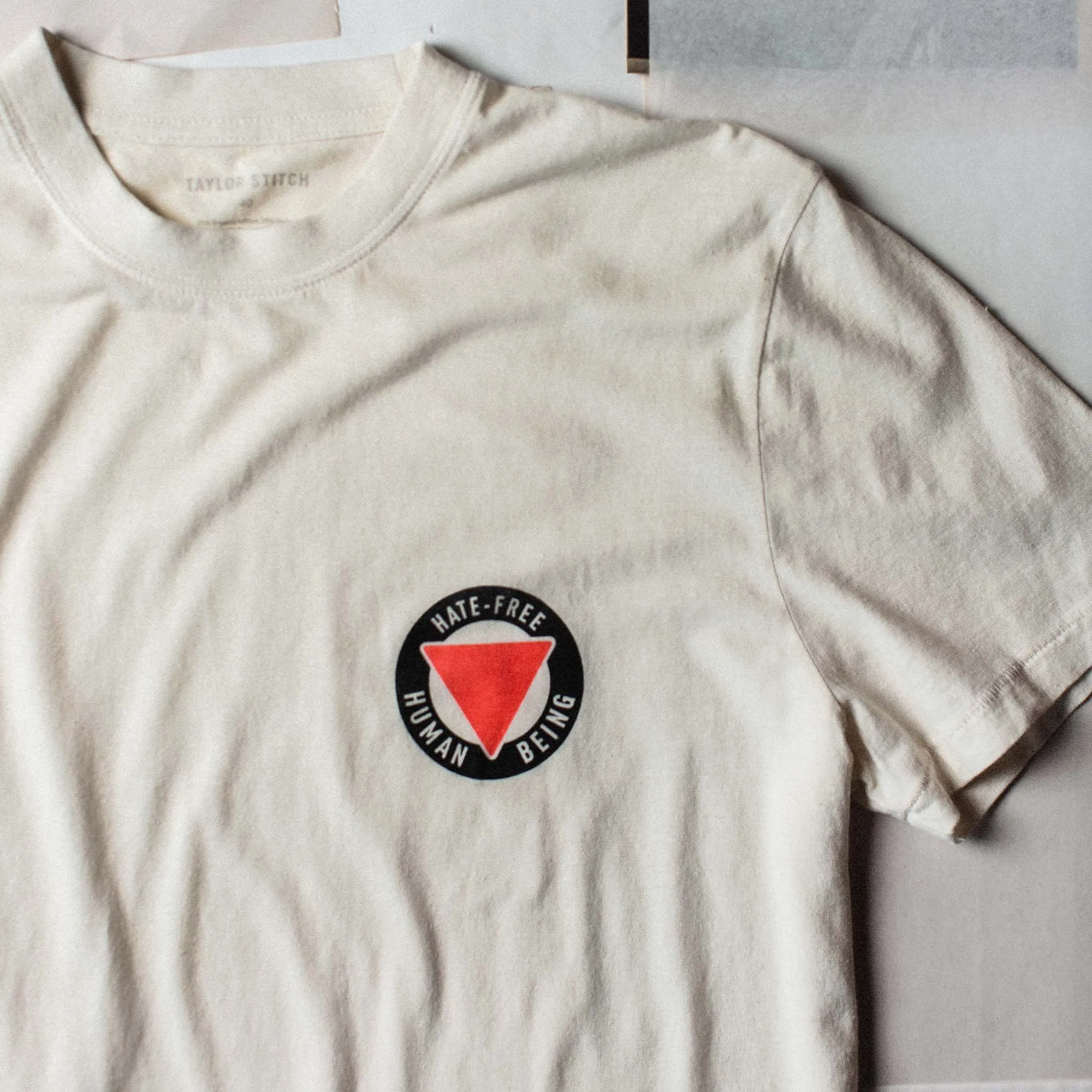 The Cotton Hemp Tee in Hate-Free sold by Taylor Stitch product image thumbnail 3