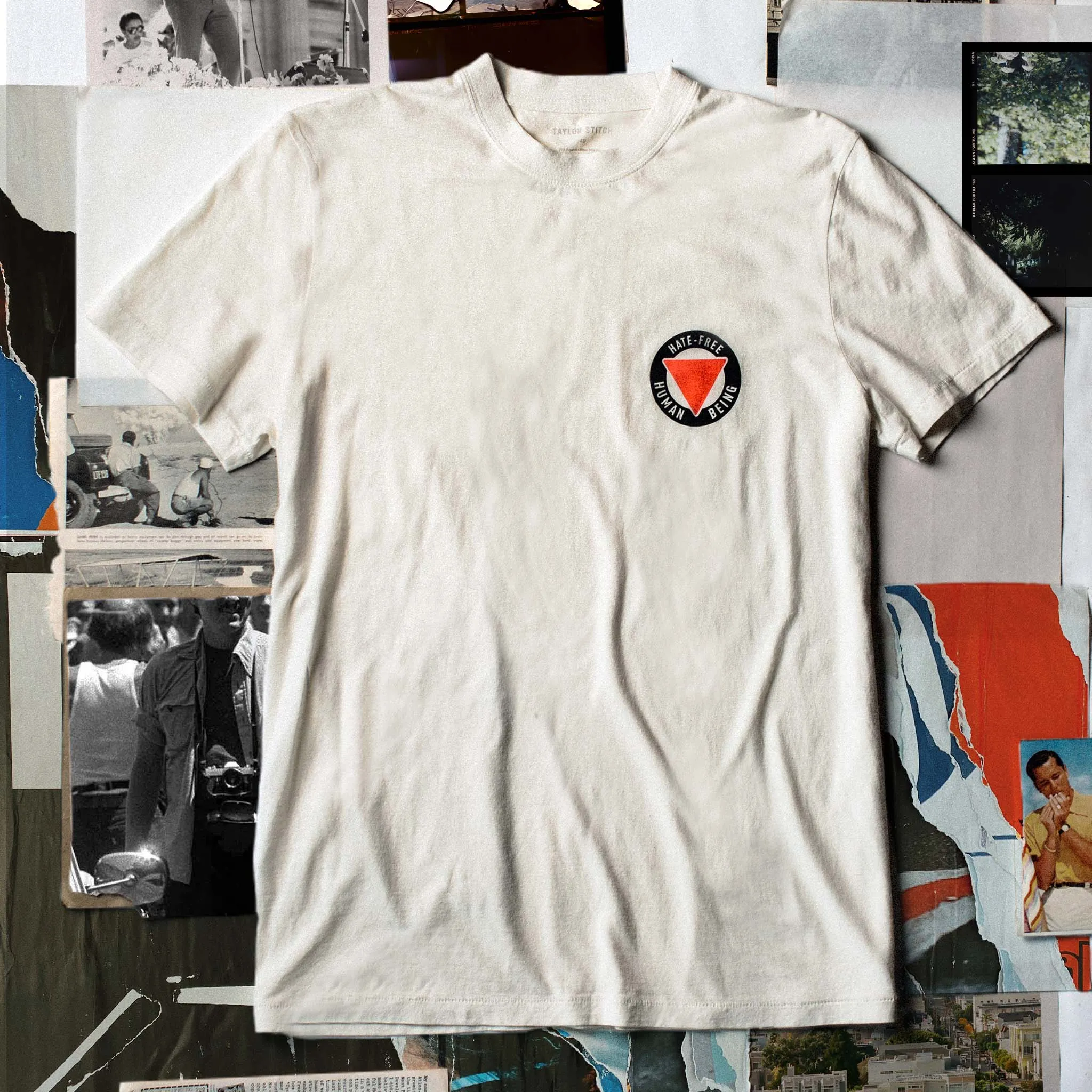 The Cotton Hemp Tee in Hate-Free sold by Taylor Stitch product image thumbnail 2
