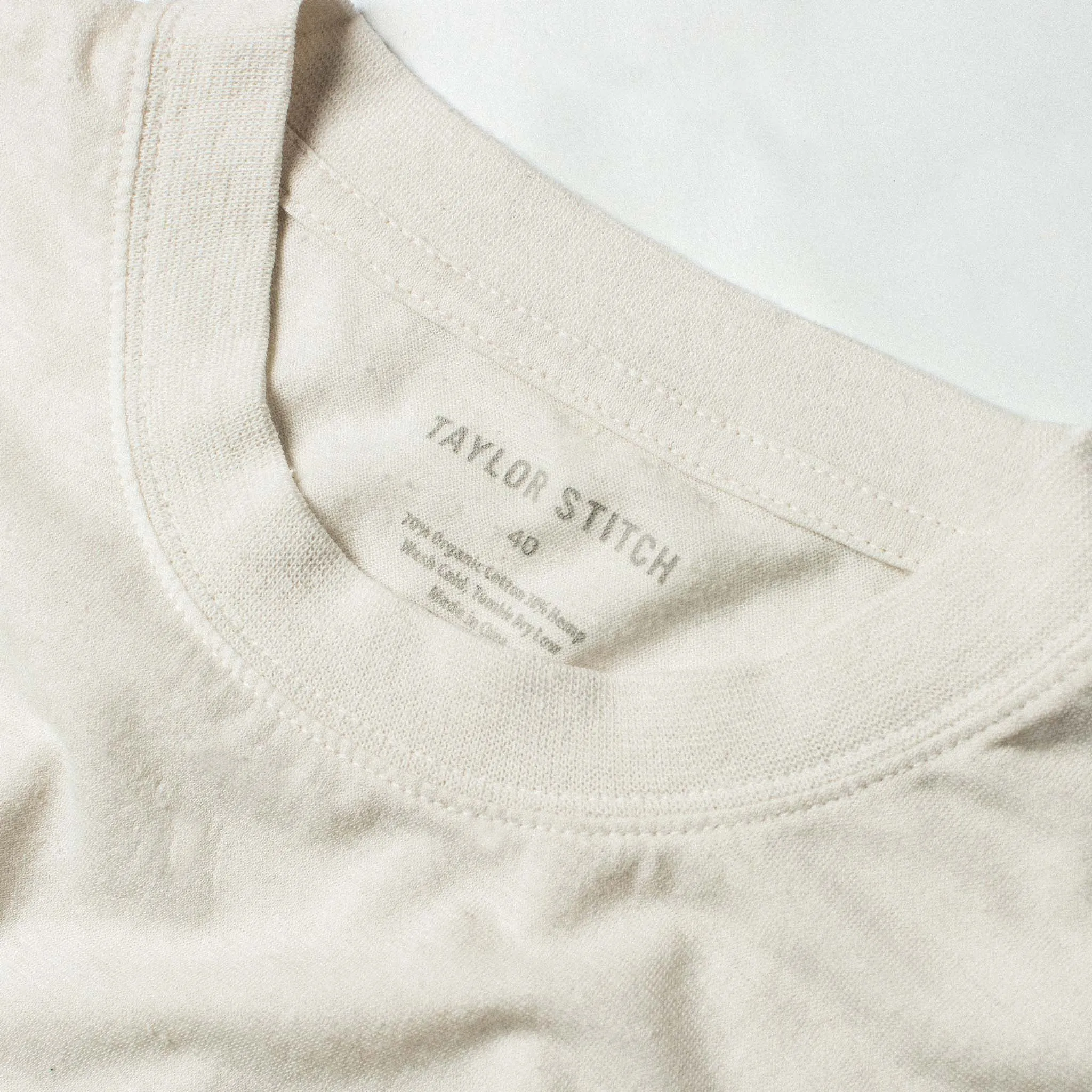 The Cotton Hemp Tee in Hate-Free sold by Taylor Stitch product image thumbnail 4