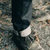 The Democratic Jean in Black Over-dye Selvage sold by Taylor Stitch