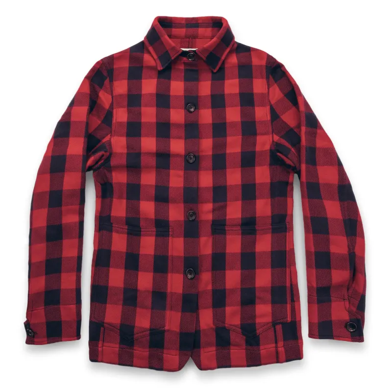 The Ryder Jacket in Red Buffalo Plaid sold by Taylor Stitch