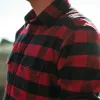 The Yosemite Shirt in Red Buffalo Plaid sold by Taylor Stitch