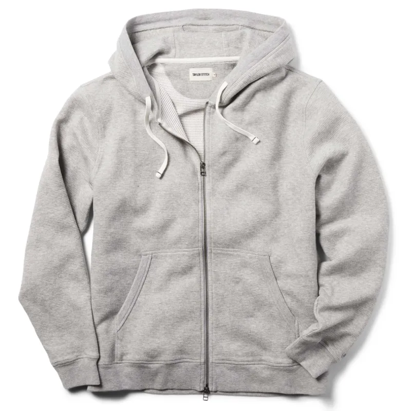 The Fillmore Hoodie in Ash Double Knit sold by Taylor Stitch