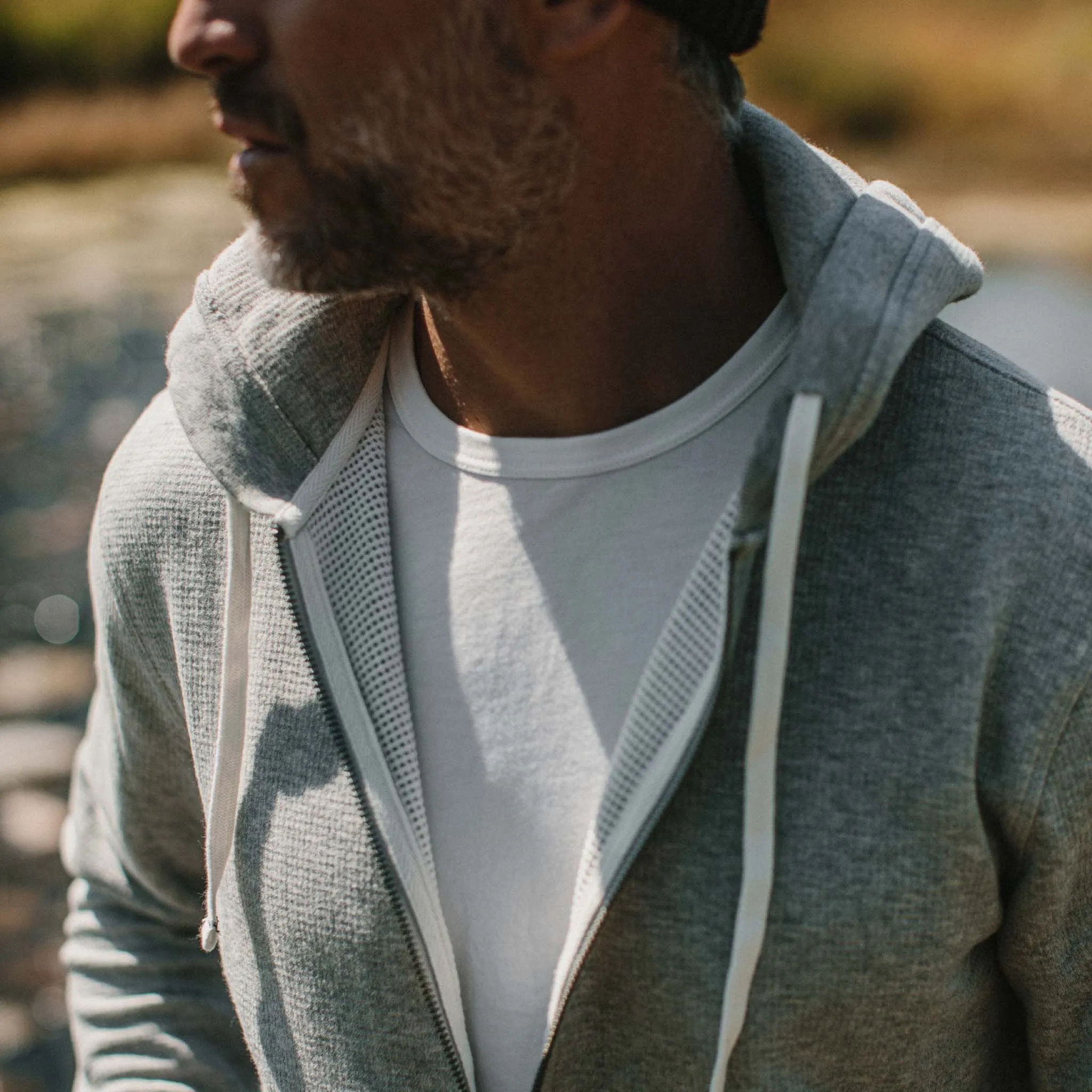 The Fillmore Hoodie in Ash Double Knit sold by Taylor Stitch product image thumbnail 3