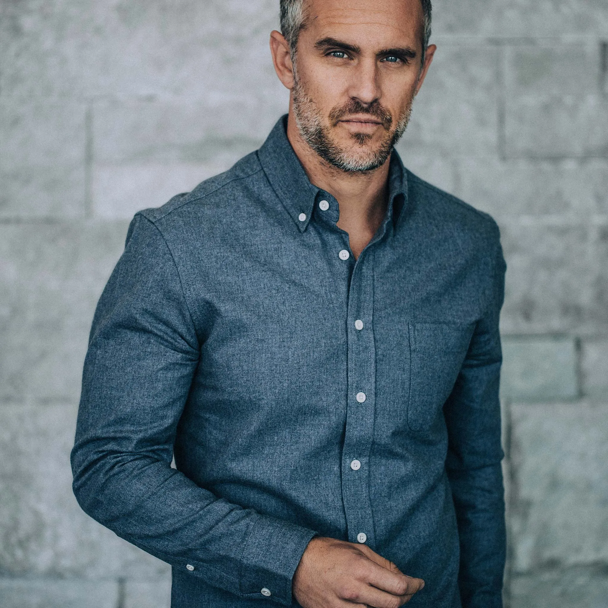 The Jack in Brushed Heather Navy sold by Taylor Stitch product image thumbnail 2