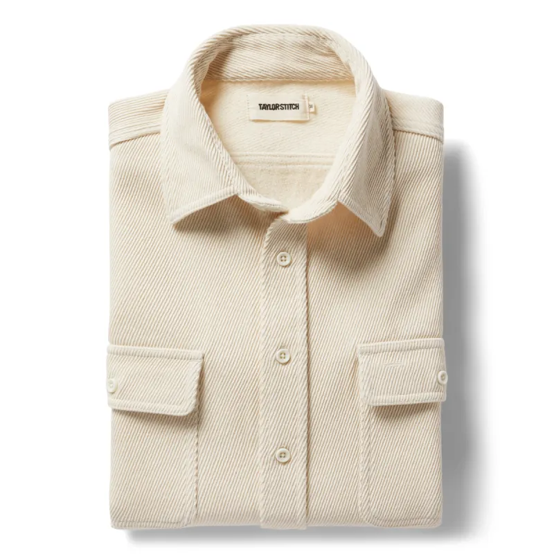 The Ledge Shirt in Natural Twill sold by Taylor Stitch