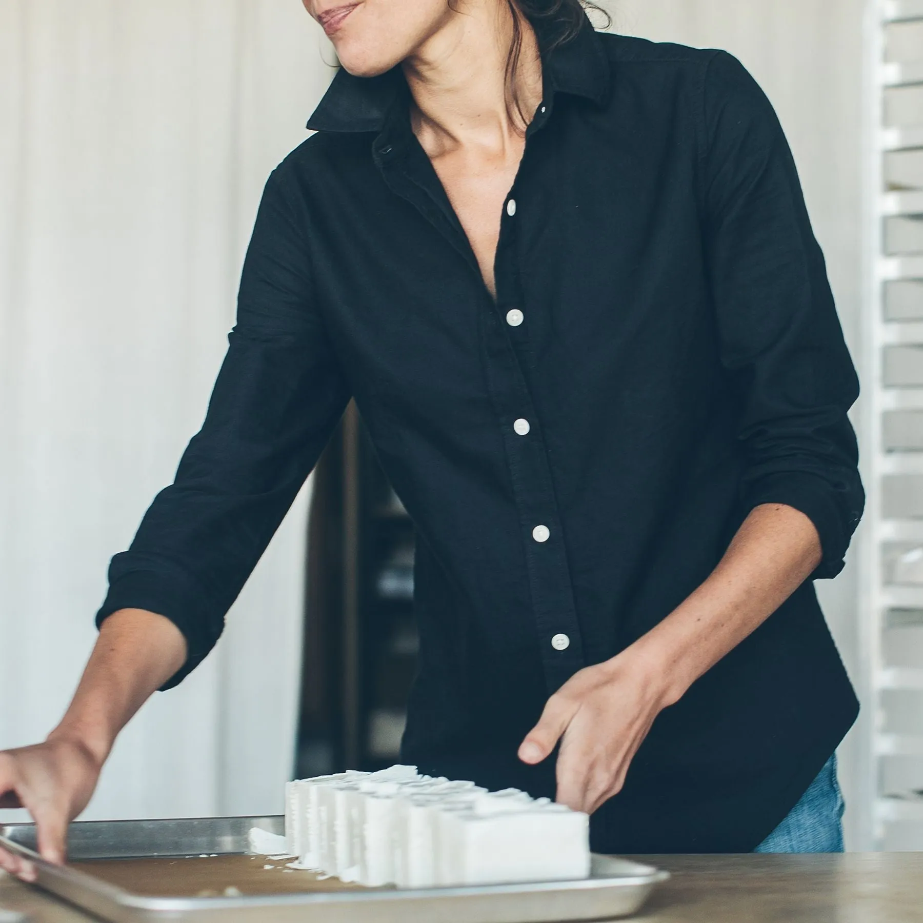 The Katherine in Washed Black Oxford sold by Taylor Stitch product image thumbnail 4