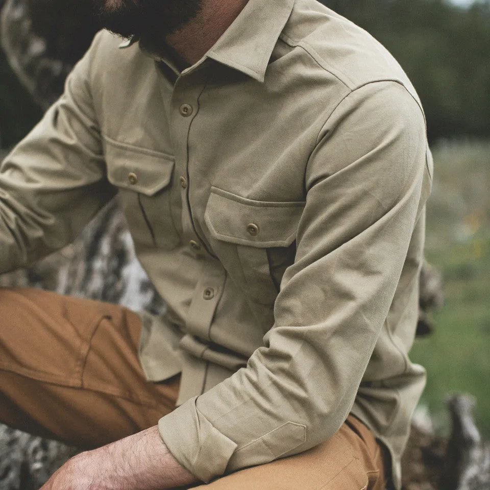 Khaki Twill Highlands Shirt sold by Taylor Stitch product image thumbnail 3