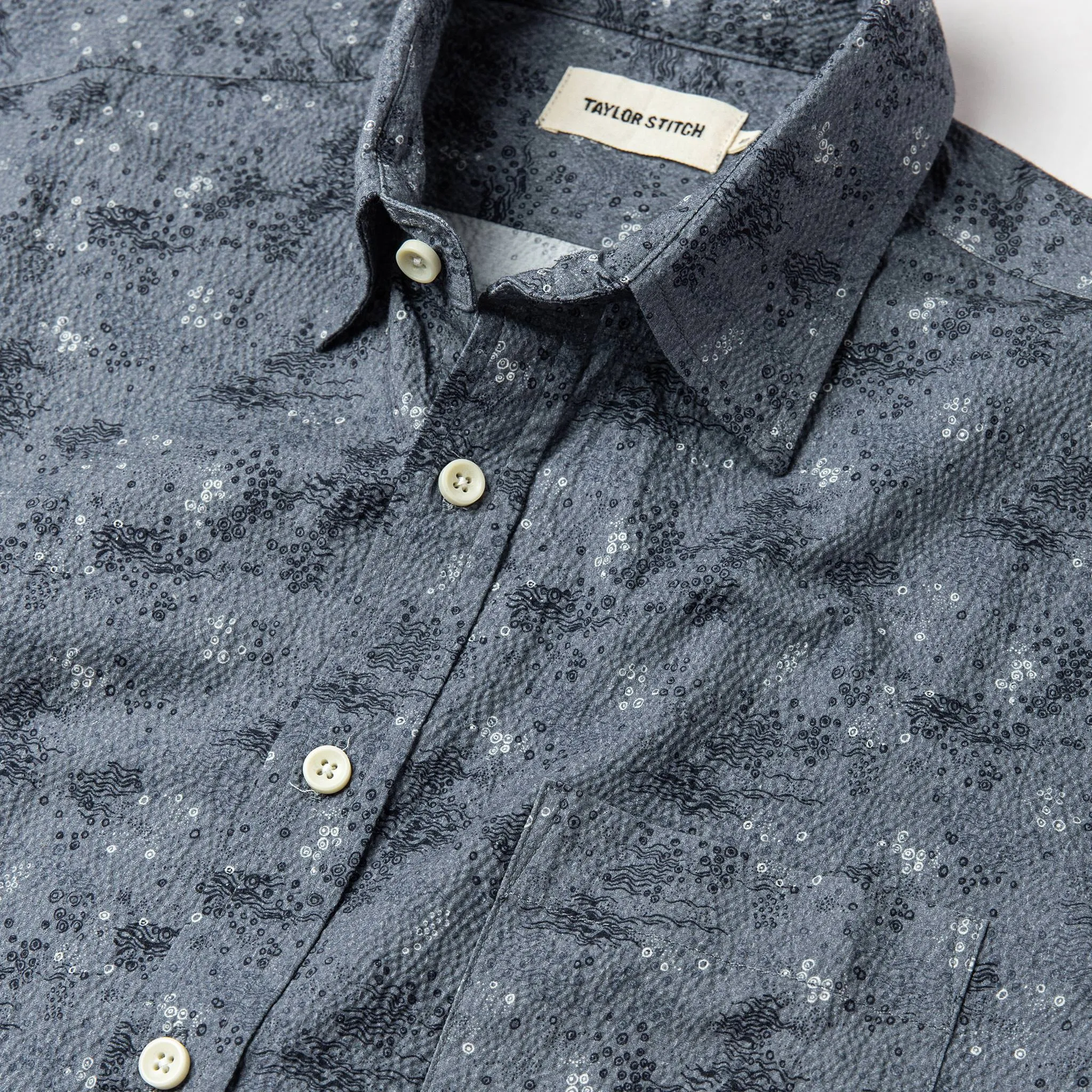 The Short Sleeve California in Ocean Sketch sold by Taylor Stitch product image thumbnail 5