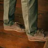 The Democratic Foundation Pant in Organic Olive sold by Taylor Stitch
