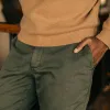 The Democratic Foundation Pant in Organic Olive sold by Taylor Stitch