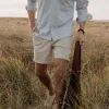 The Apres Short in Organic Aged Stone Foundation Twill sold by Taylor Stitch
