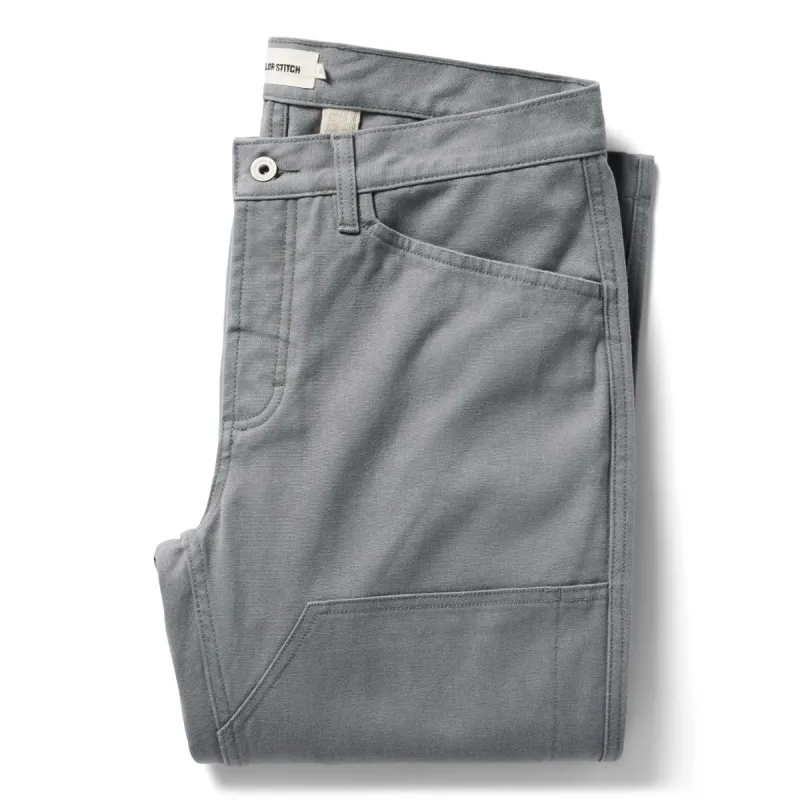 The Chore Pant in Gravel Boss Duck sold by Taylor Stitch