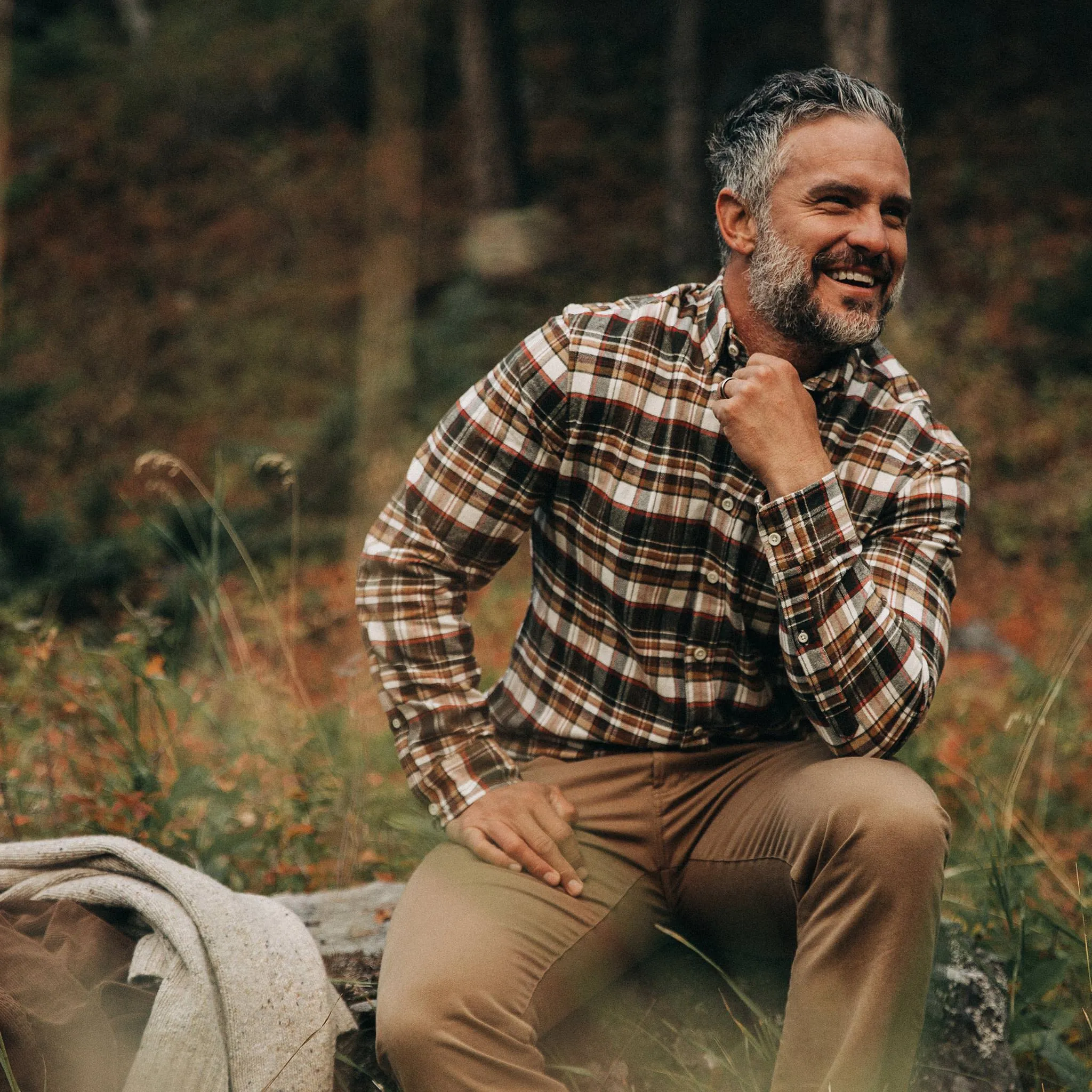 The Jack in Brushed Wheat Plaid sold by Taylor Stitch product image thumbnail 2