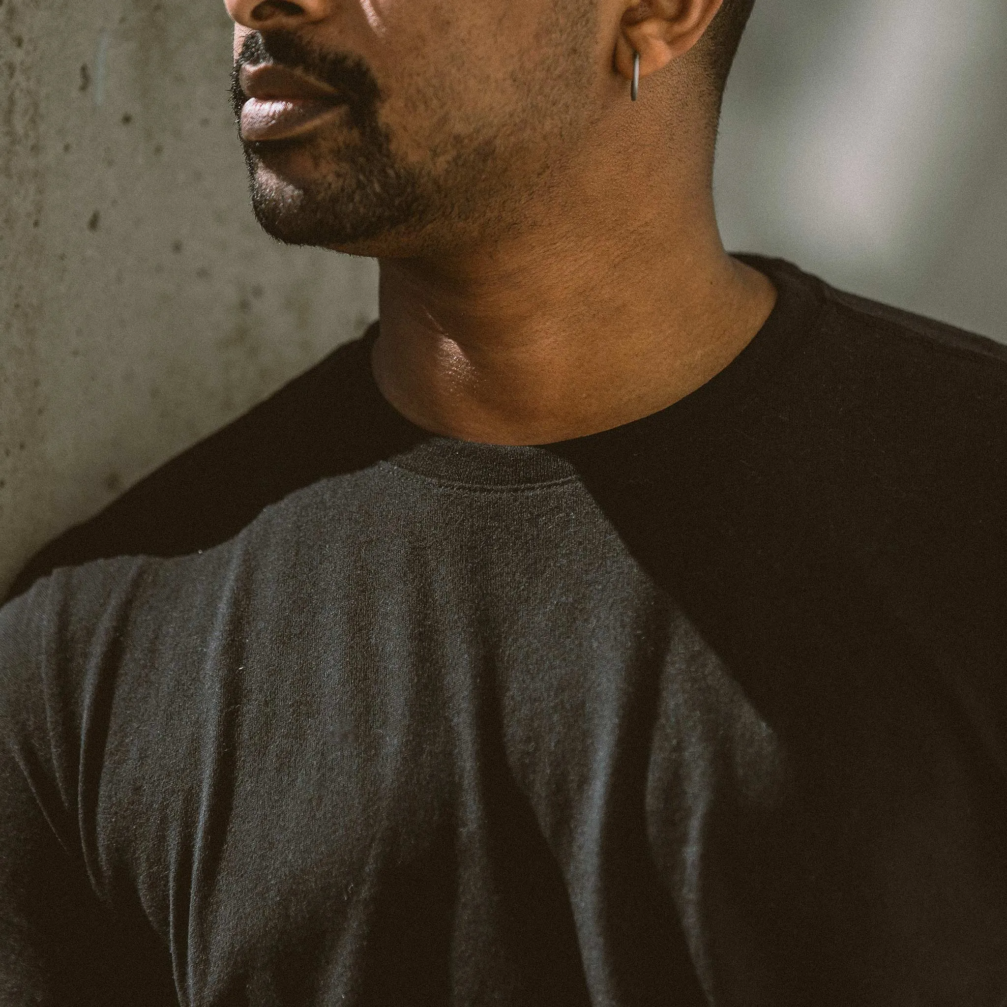 The Triblend Tee in Black sold by Taylor Stitch product image thumbnail 3