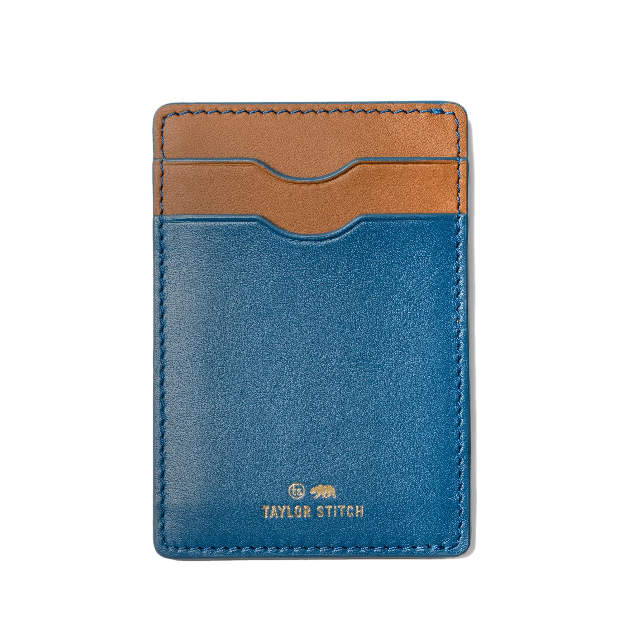 The Minimalist Wallet in Reef sold by Taylor Stitch