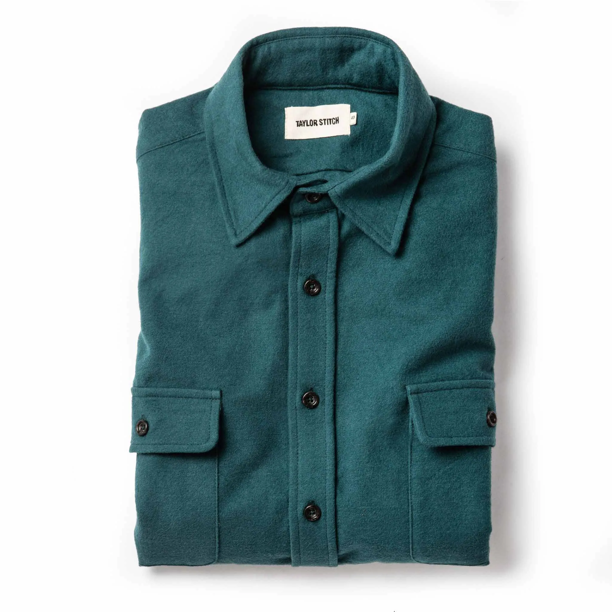 The Yosemite Shirt in Deep Ocean sold by Taylor Stitch