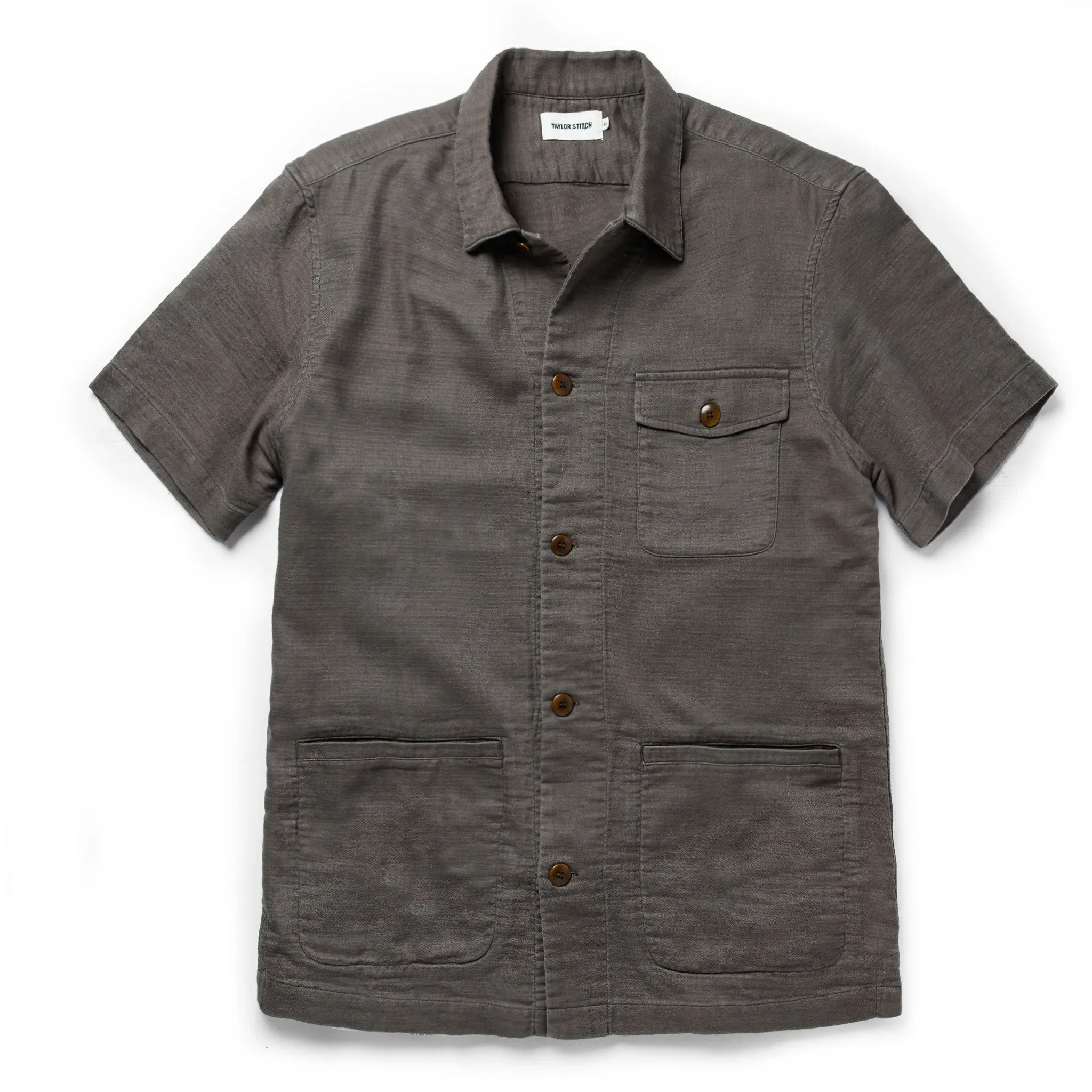 The Caravan Shirt in Walnut Double Cloth sold by Taylor Stitch